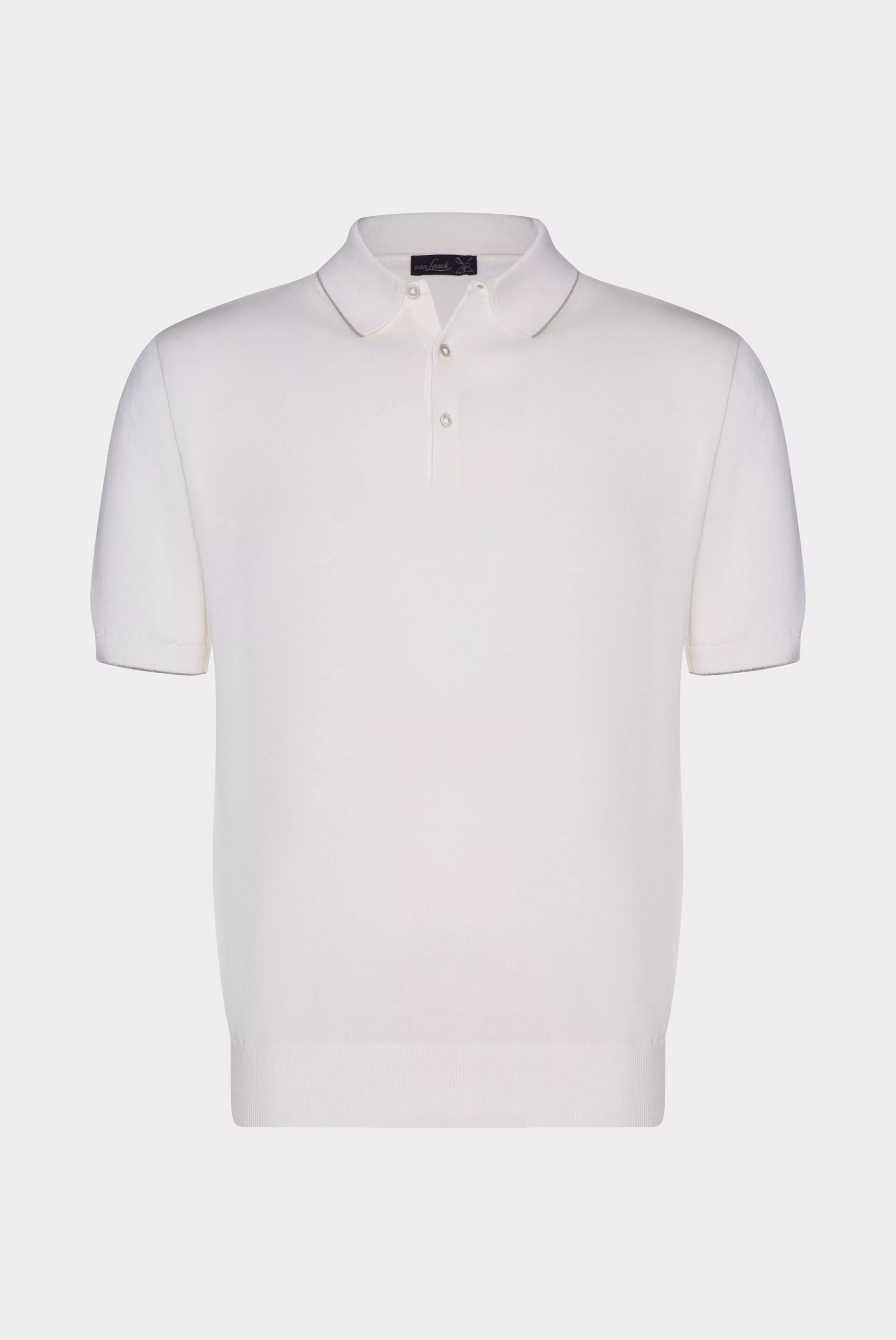 van Laack РУБАШКА-ПОЛО SANDRO SBF
 цвет бежевый ,photo 1