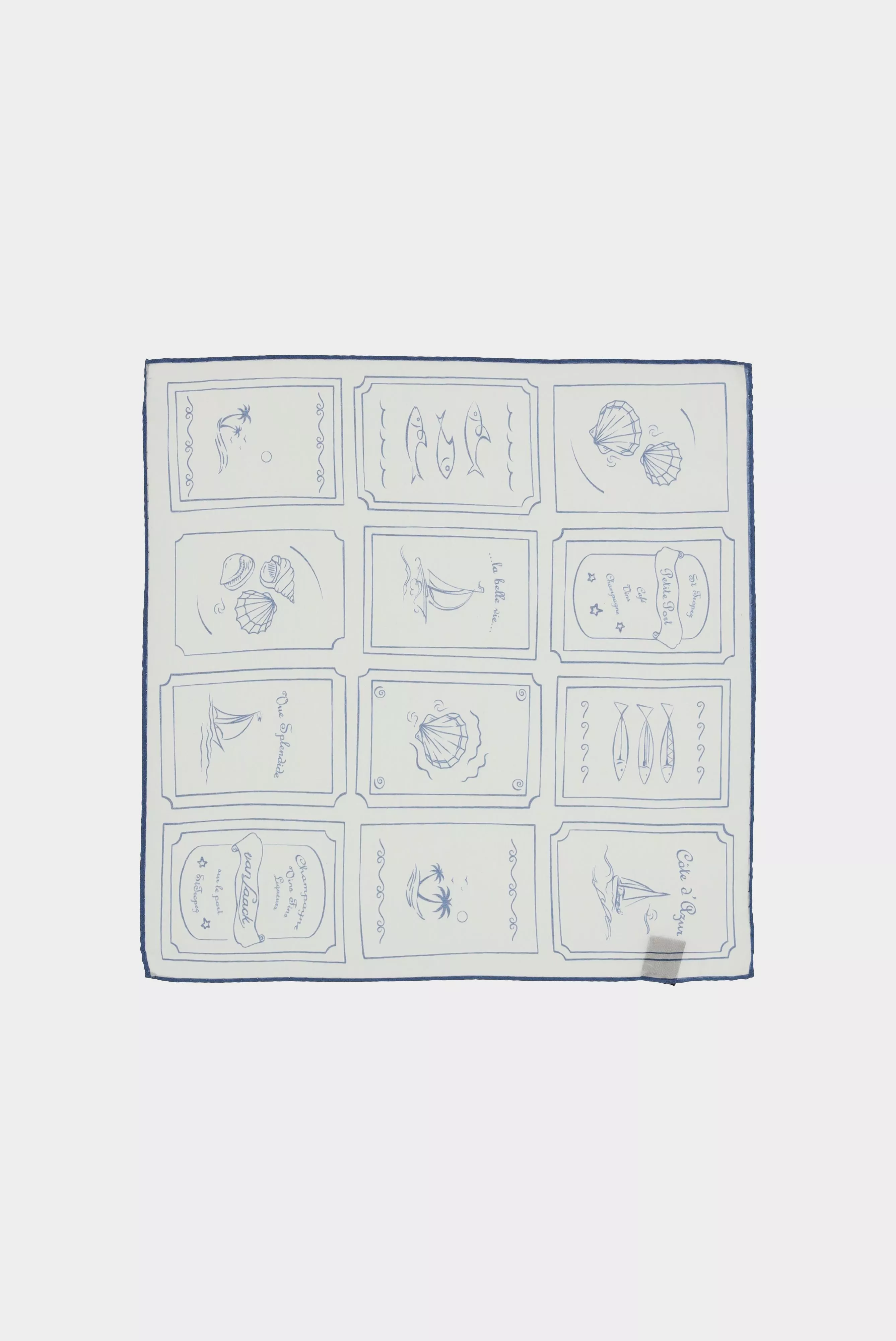 платок LEON синий LEON_Z10447_007 ,photo 1