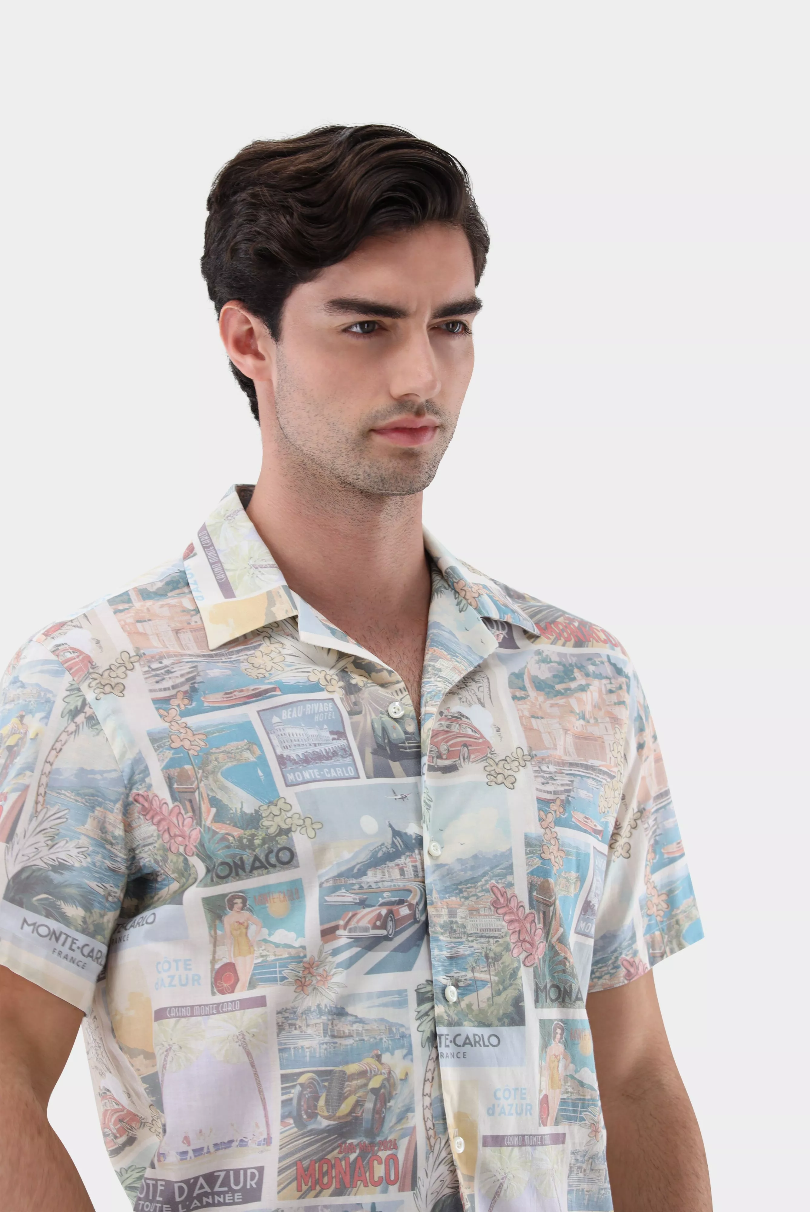 van Laack СОРОЧКА RIDU S
 цвет светло-зеленый ,photo 2