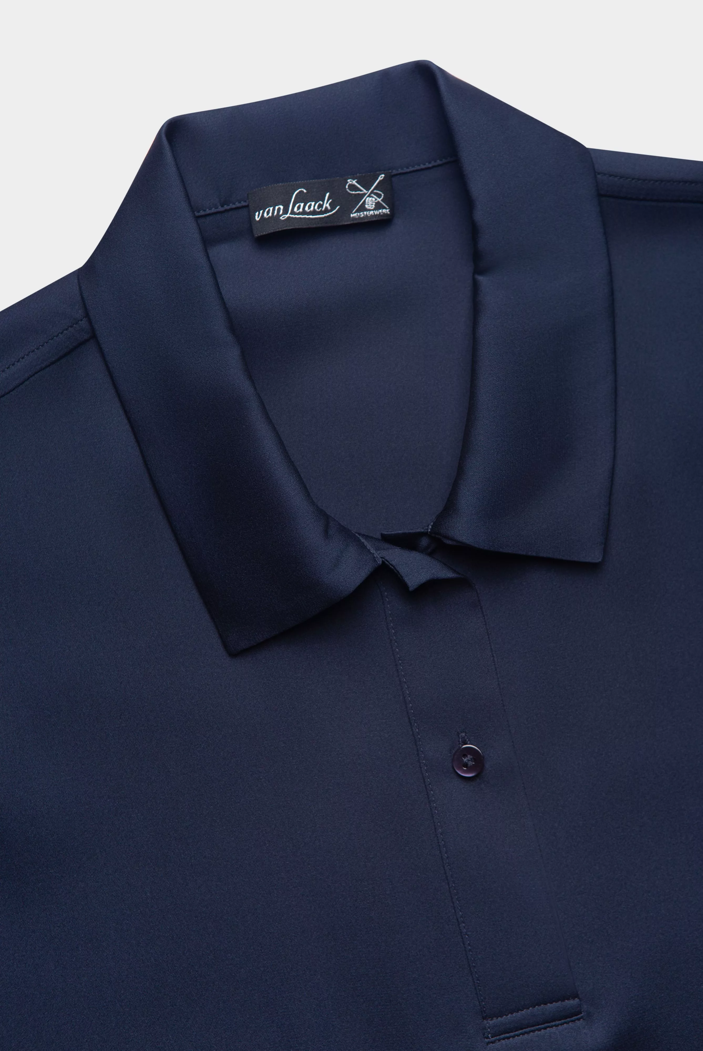 van Laack БЛУЗКА LUNIA F
 цвет темно-синий ,photo 2