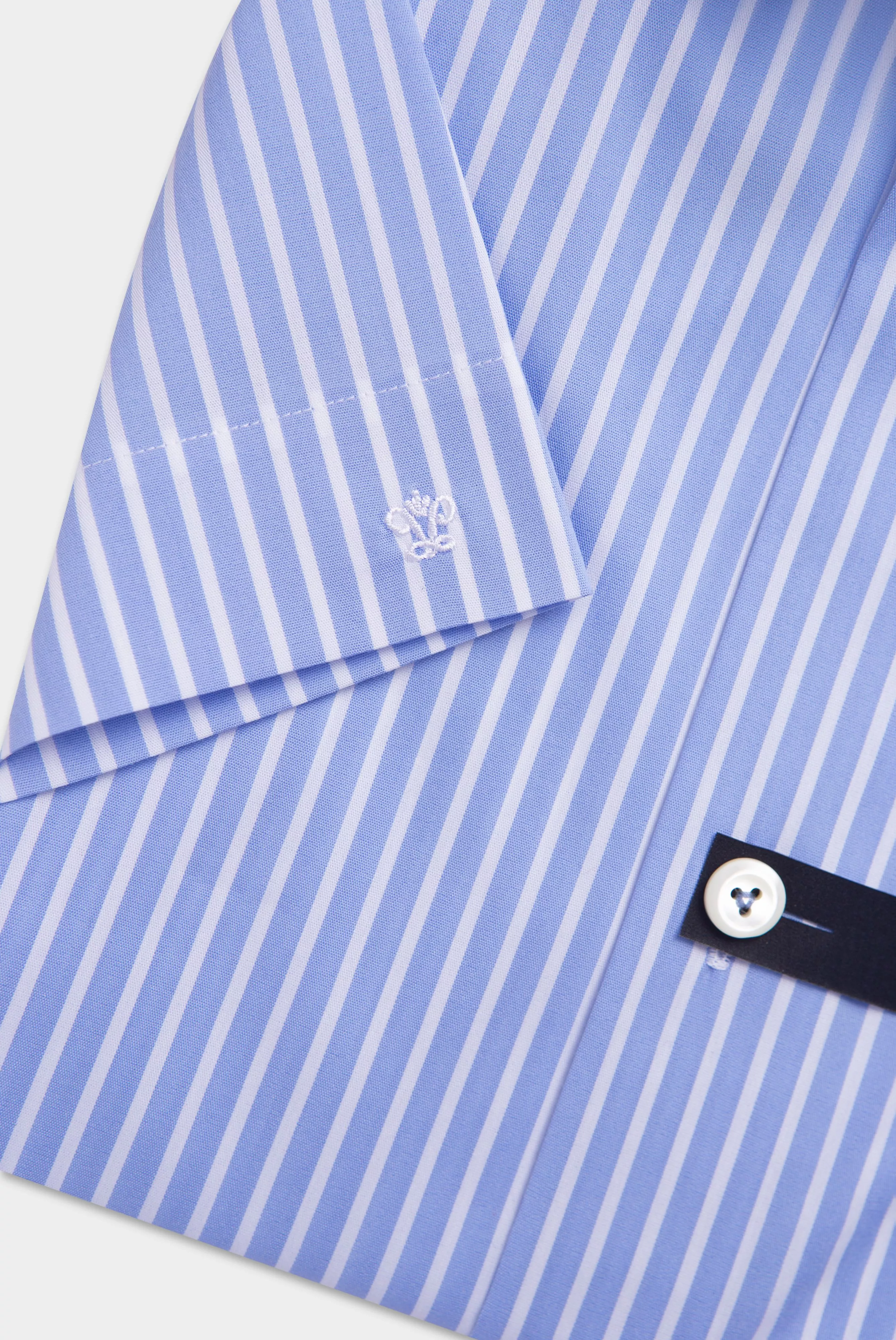 van Laack СОРОЧКА RIVARA S TF
 цвет голубой ,photo 5