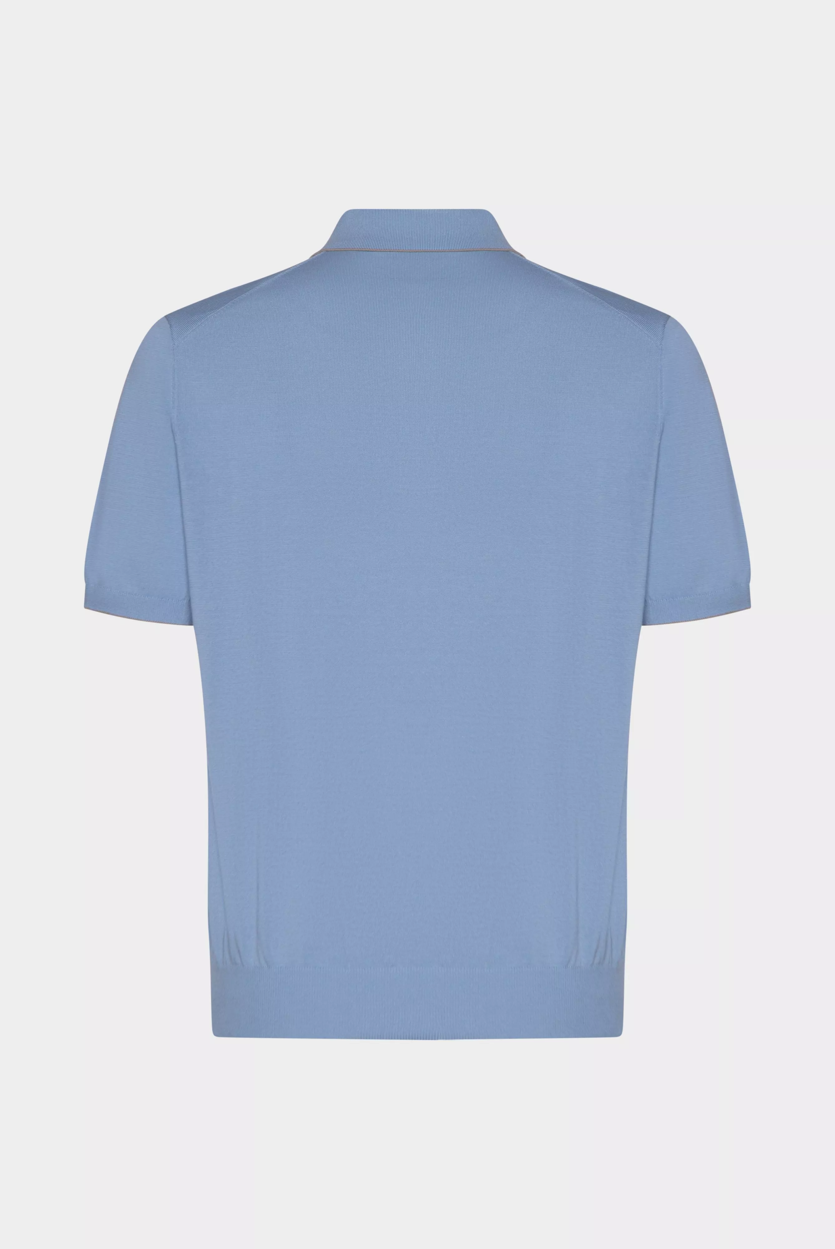 van Laack РУБАШКА-ПОЛО SANDRO SBF
 цвет голубой ,photo 3