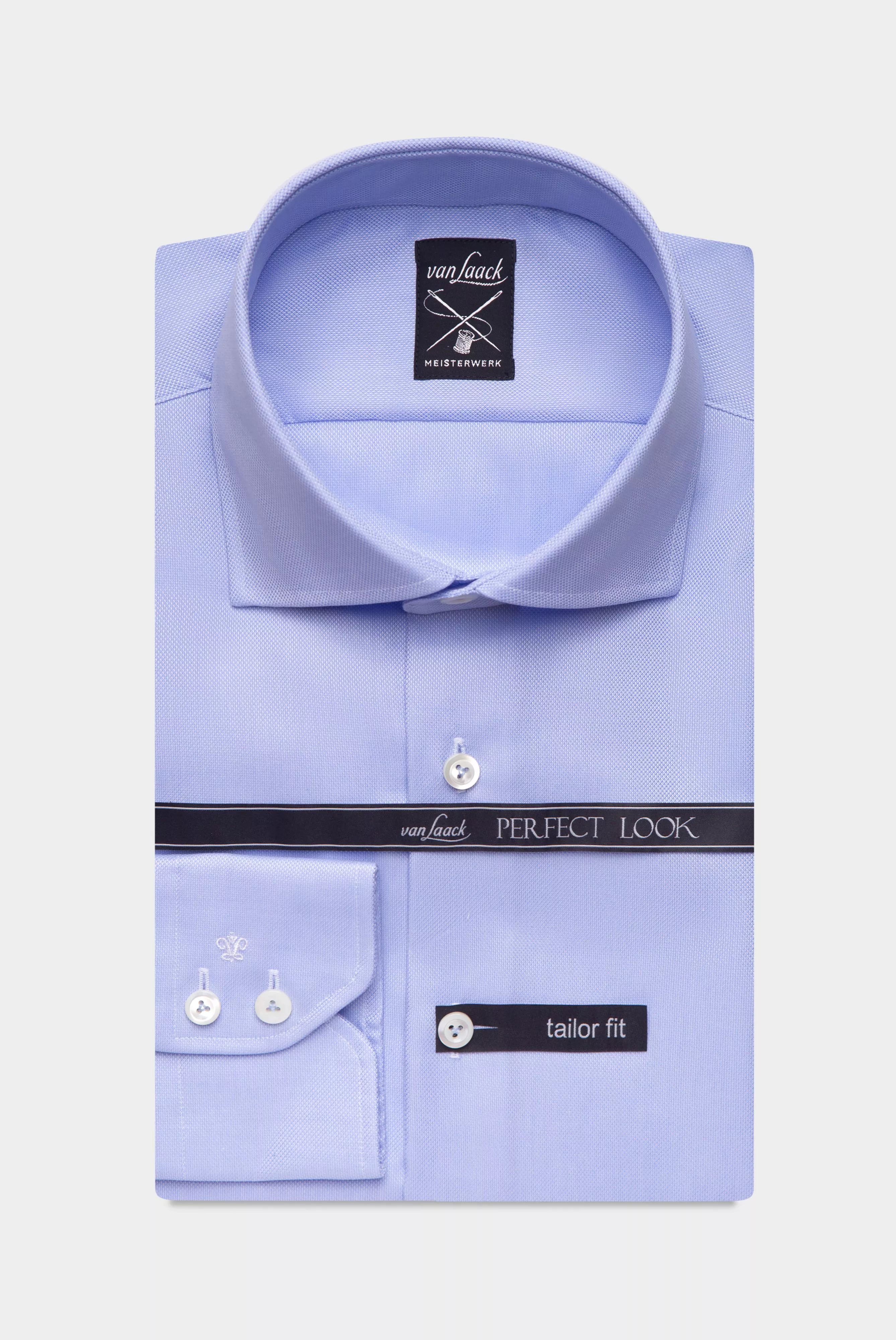 van Laack СОРОЧКА RIVARA LTFN
 цвет голубой ,photo 1