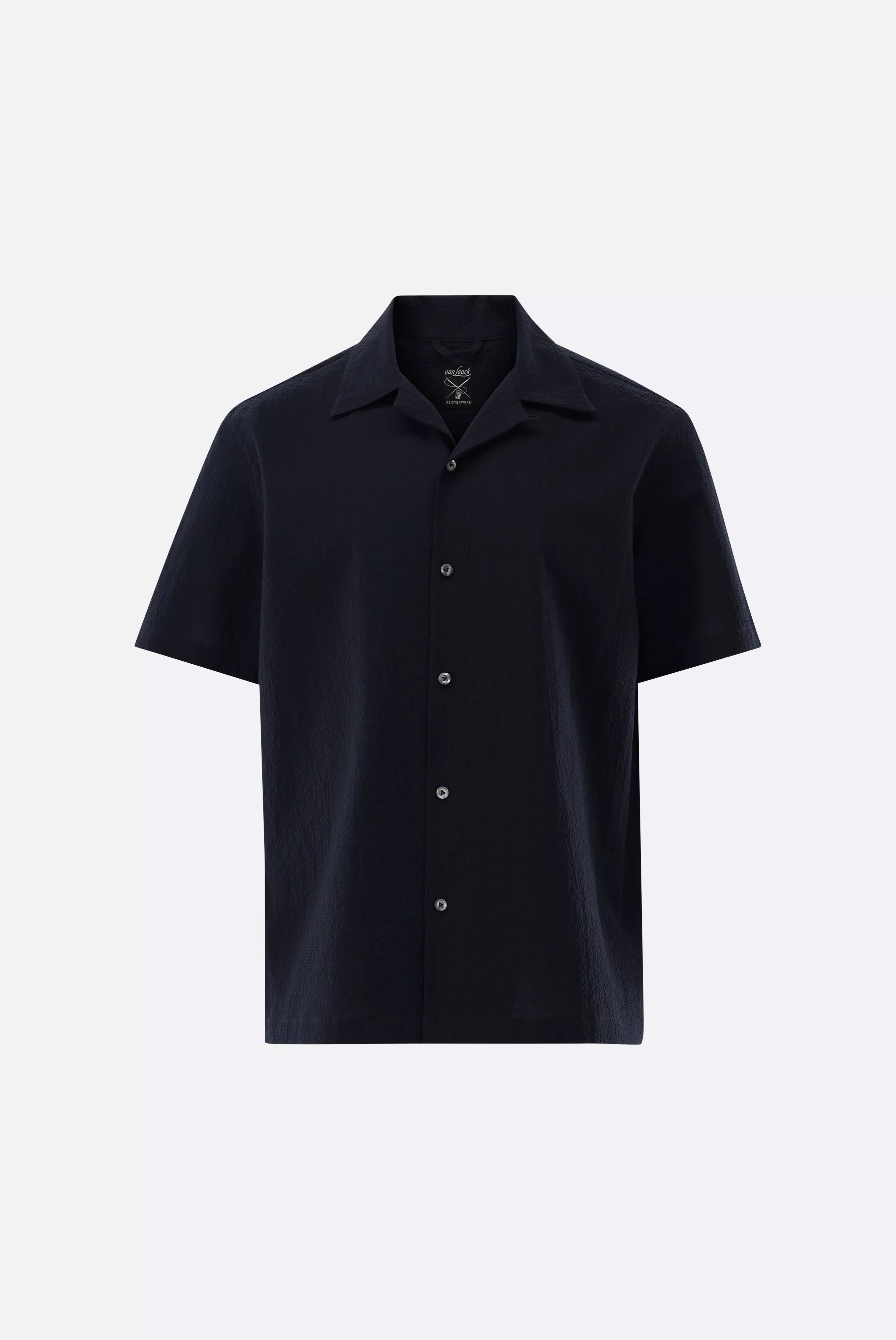 van Laack СОРОЧКА RIDU S
 цвет темно-синий ,photo 3