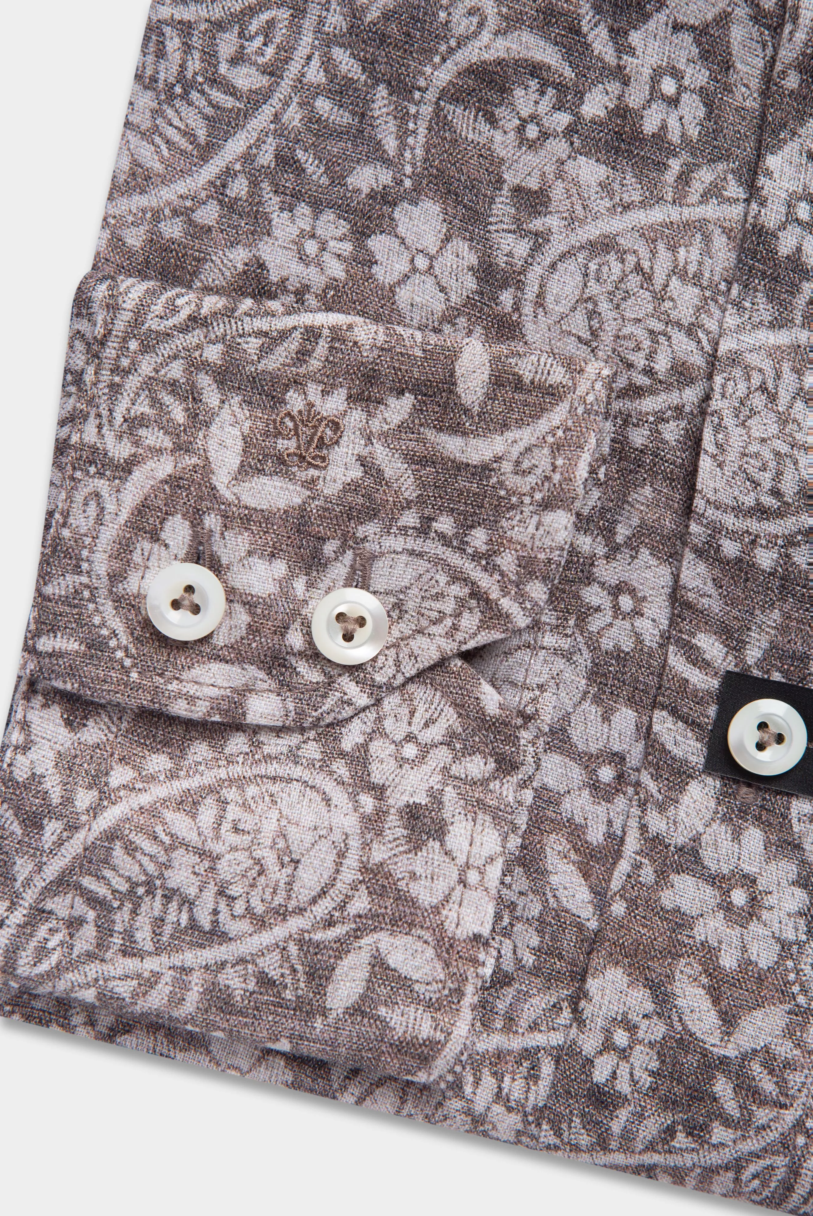 van Laack СОРОЧКА RIKOS1 SFK
 цвет коричневый ,photo 5