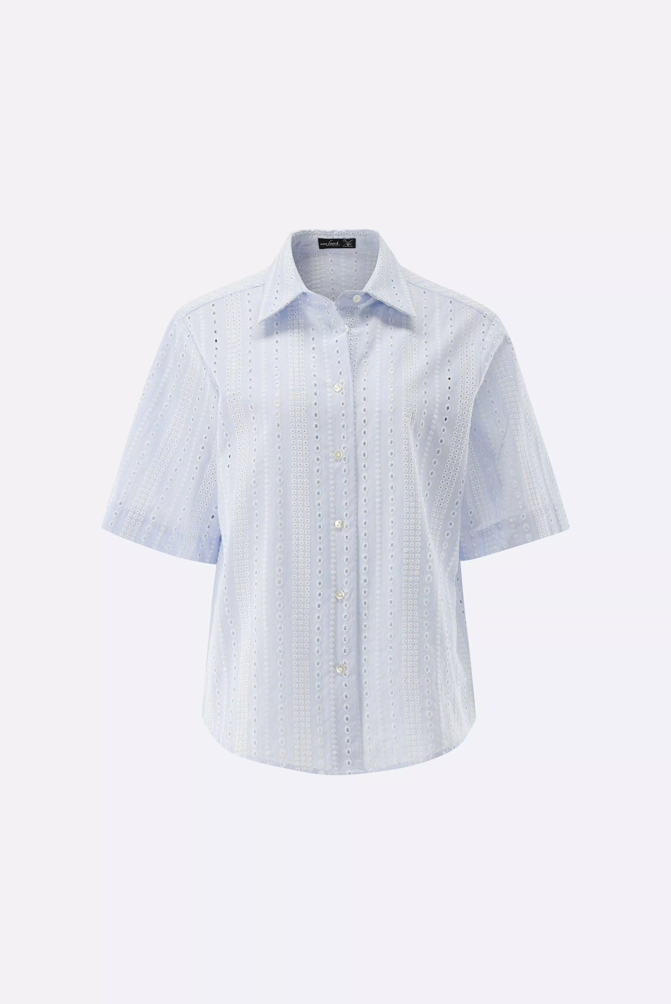 van Laack БЛУЗКА AZIKAS E
 цвет голубой ,photo 3