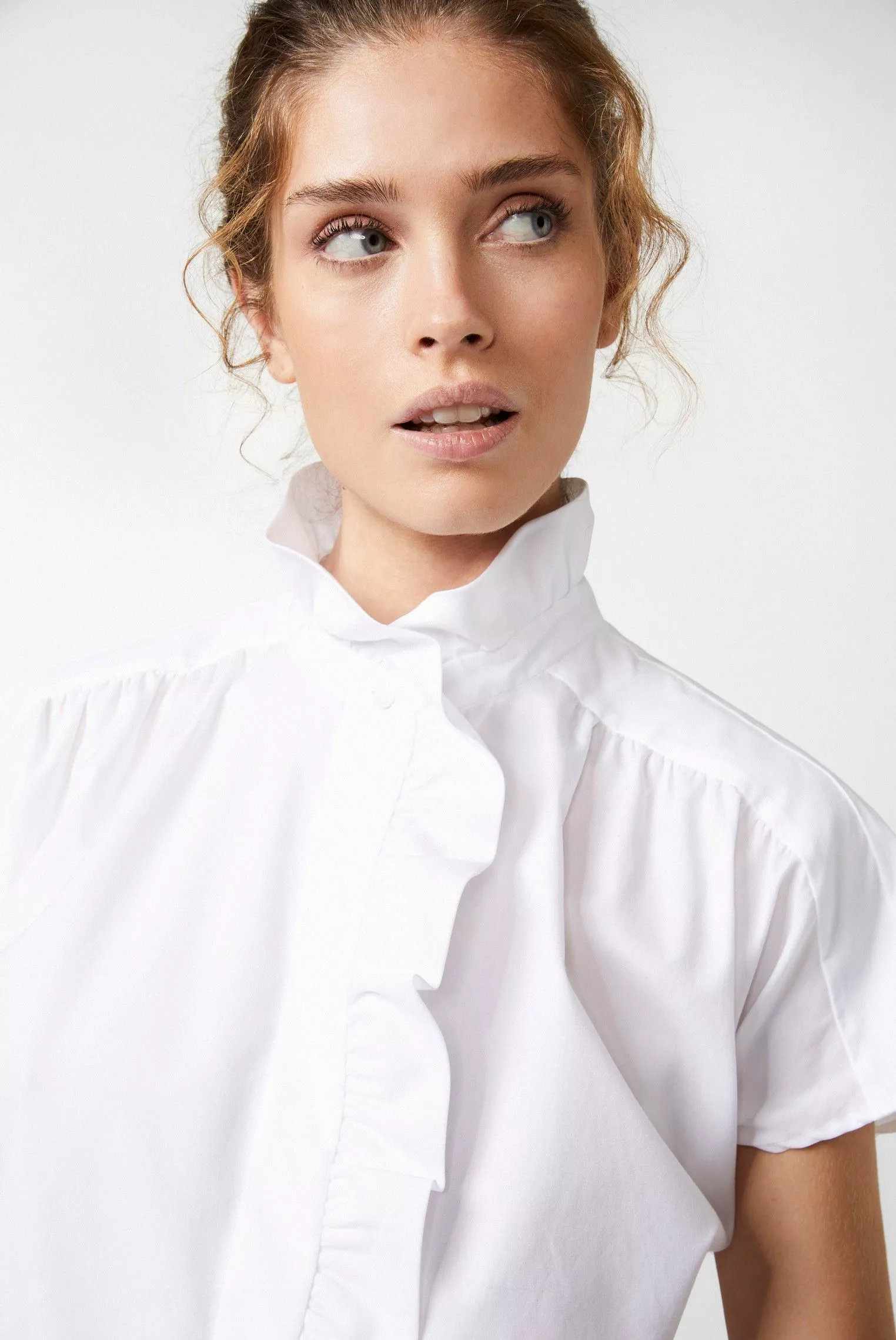 van Laack БЛУЗКА ENZIA
 цвет белый ,photo 2