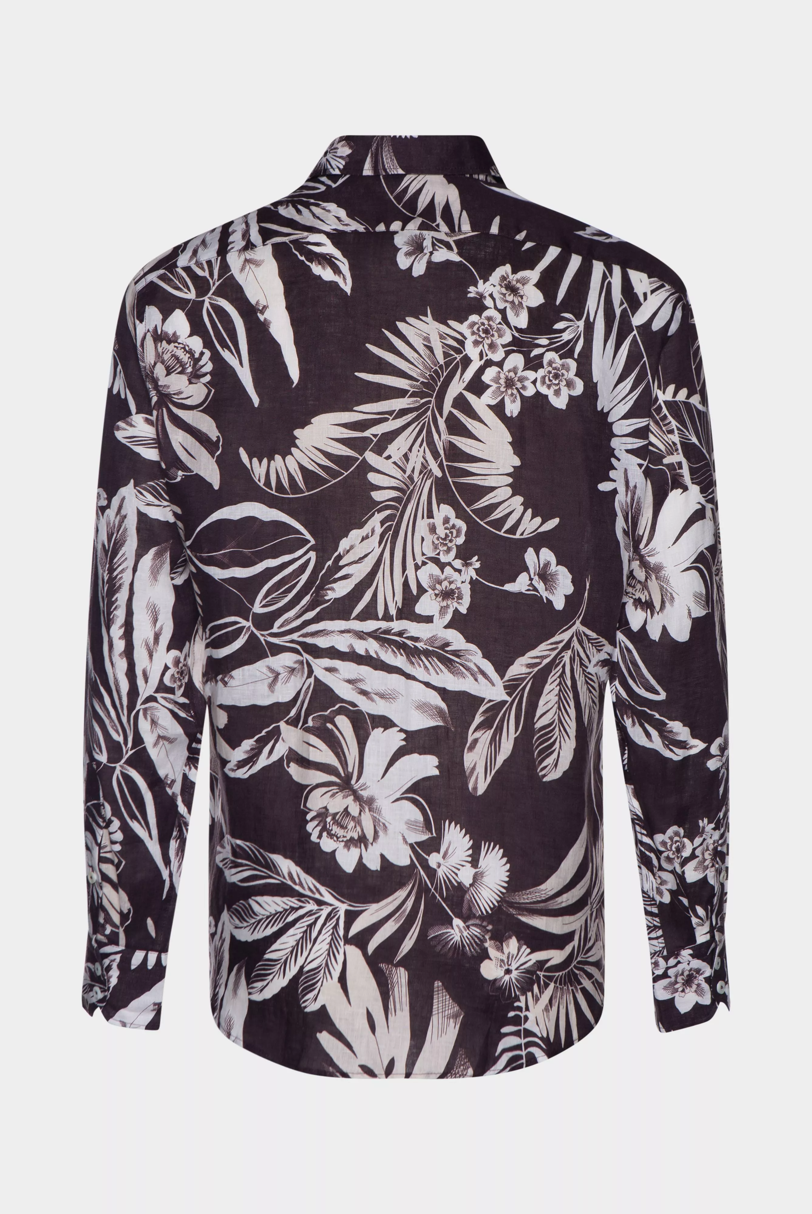 van Laack СОРОЧКА RETIN TFK
 цвет коричневый ,photo 4