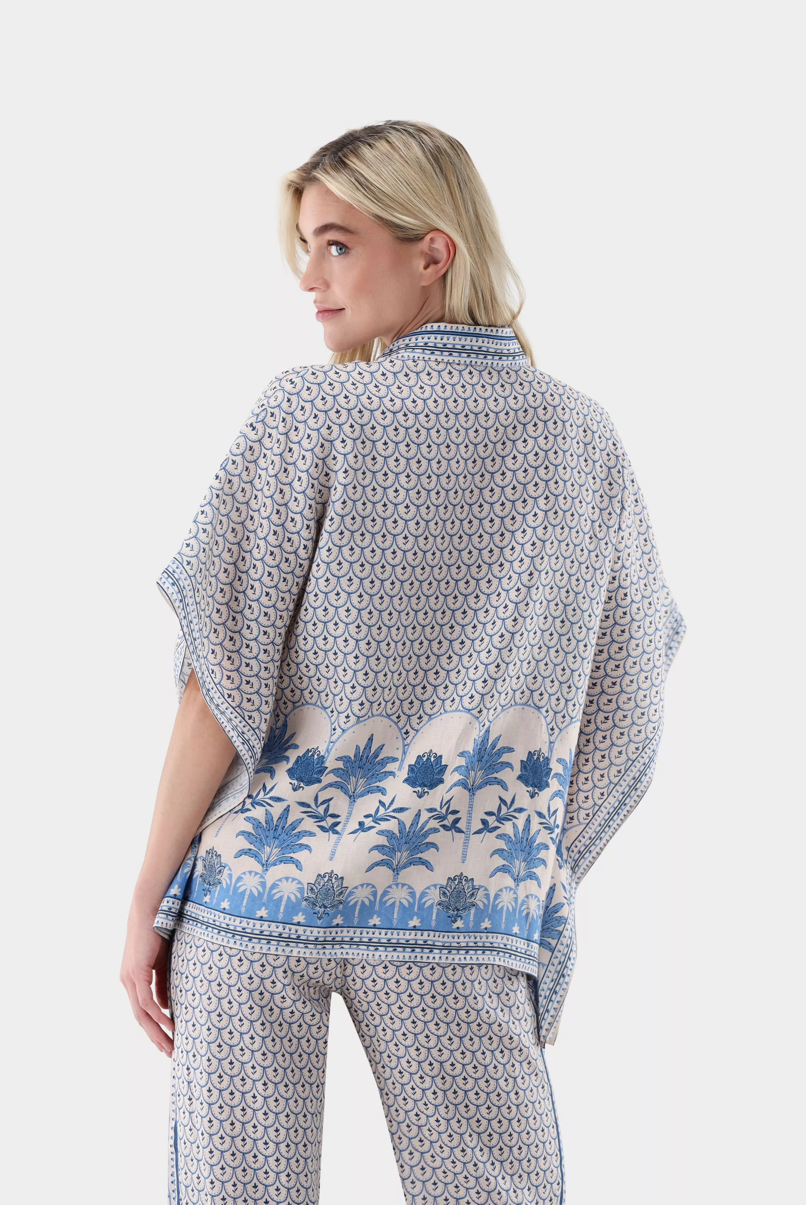 van Laack БЛУЗКА TUJA PX2
 цвет бежевый ,photo 6