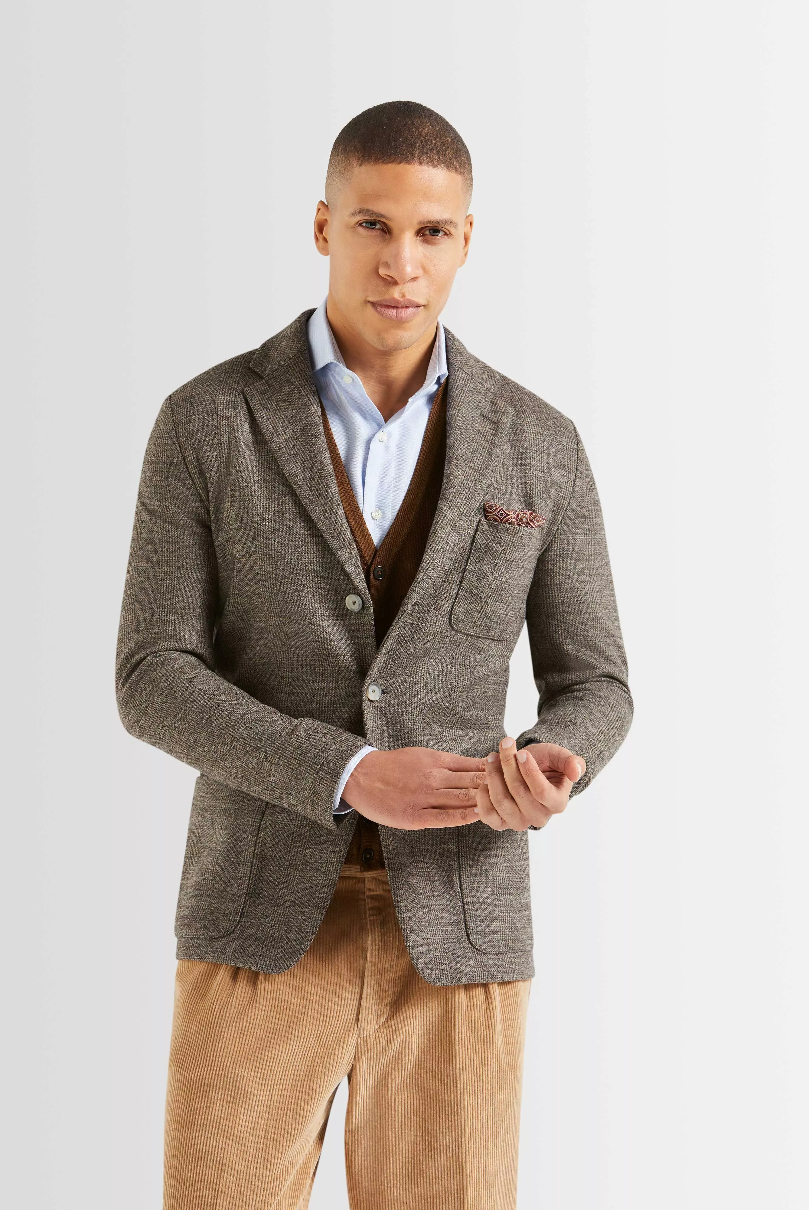 пиджак FINN F коричневый FINN-F_H81576_170 ,photo 5