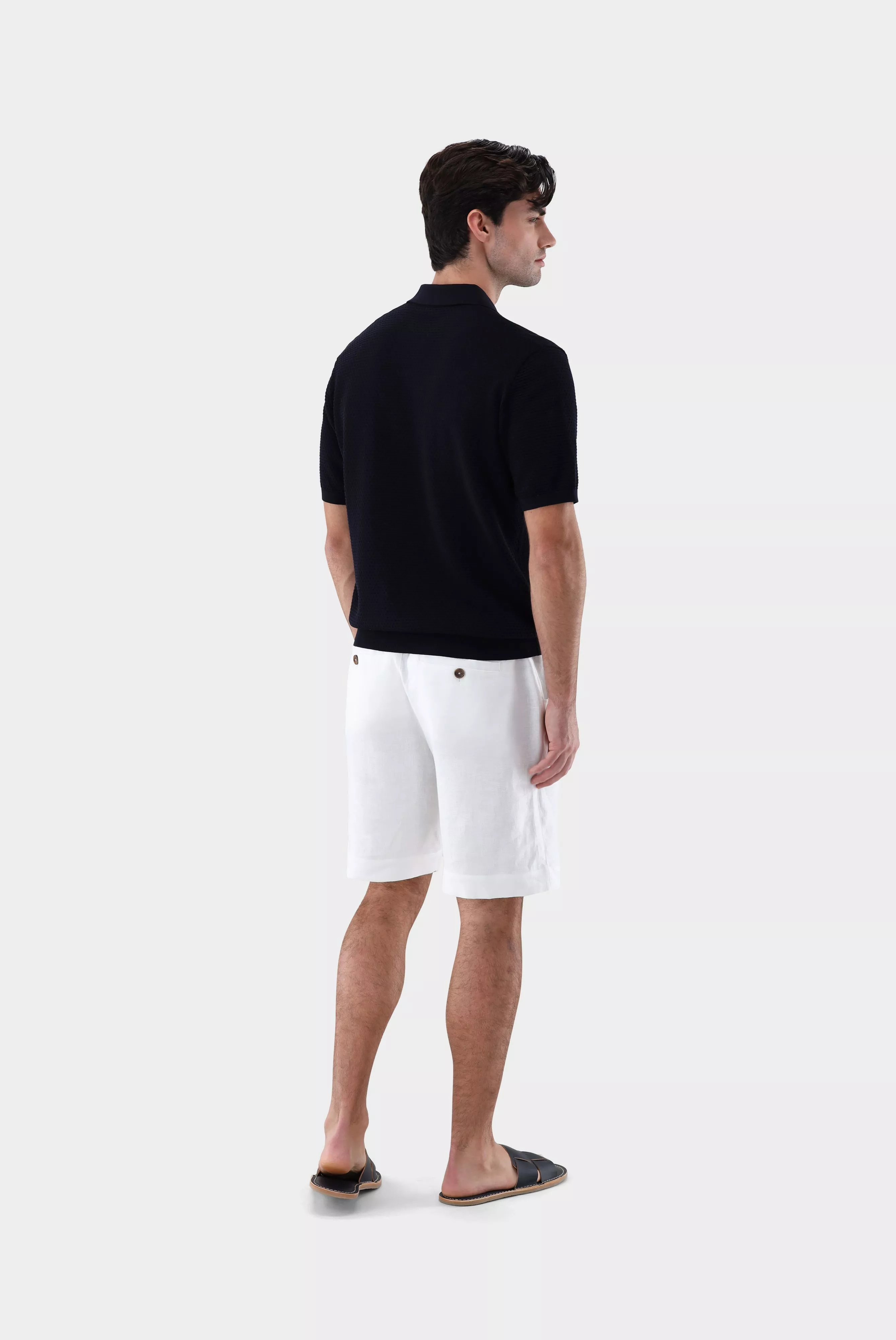 van Laack РУБАШКА-ПОЛО SAIMO SB
 цвет темно-синий ,photo 5