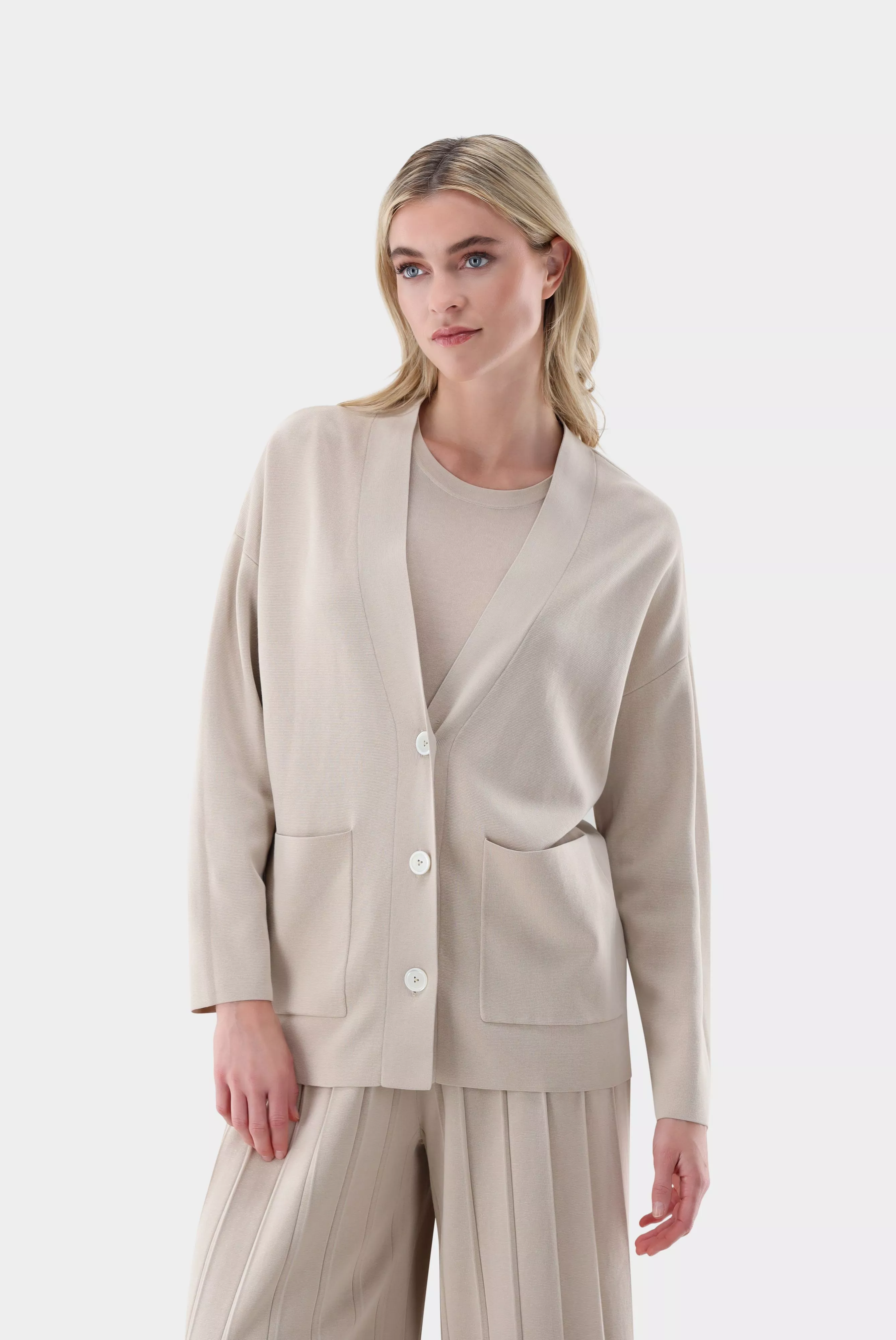 van Laack КАРДИГАН SAIDE
 цвет бежевый ,photo 1