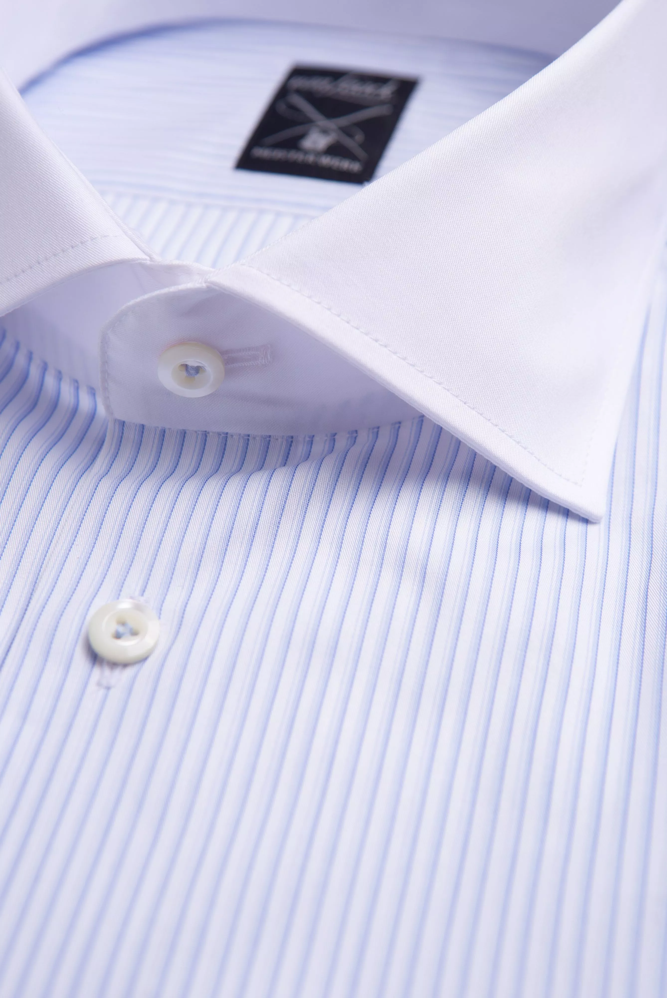 van Laack СОРОЧКА RIVARA FYSF
 цвет голубой ,photo 2