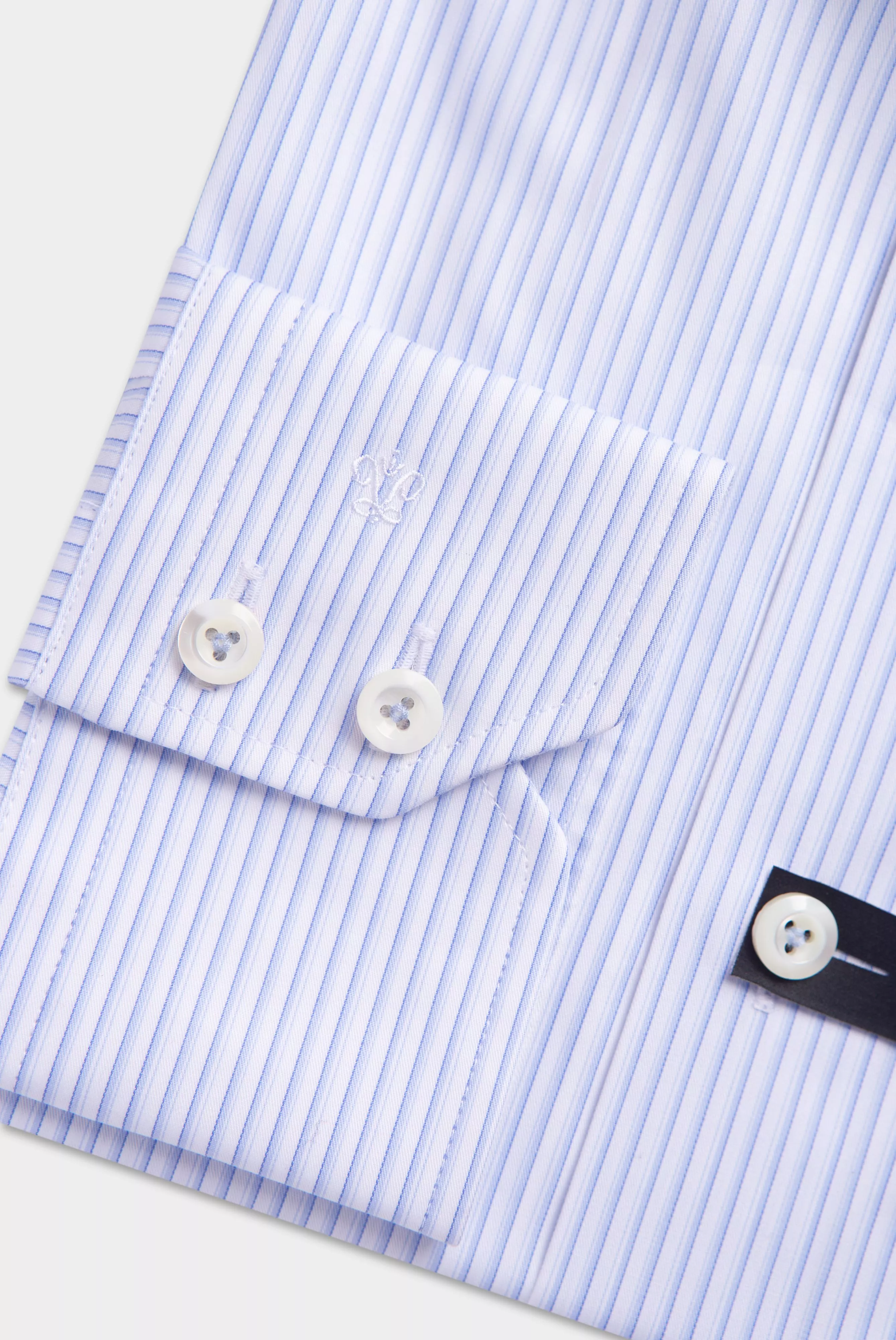 van Laack СОРОЧКА RIVARA FYSF
 цвет голубой ,photo 5