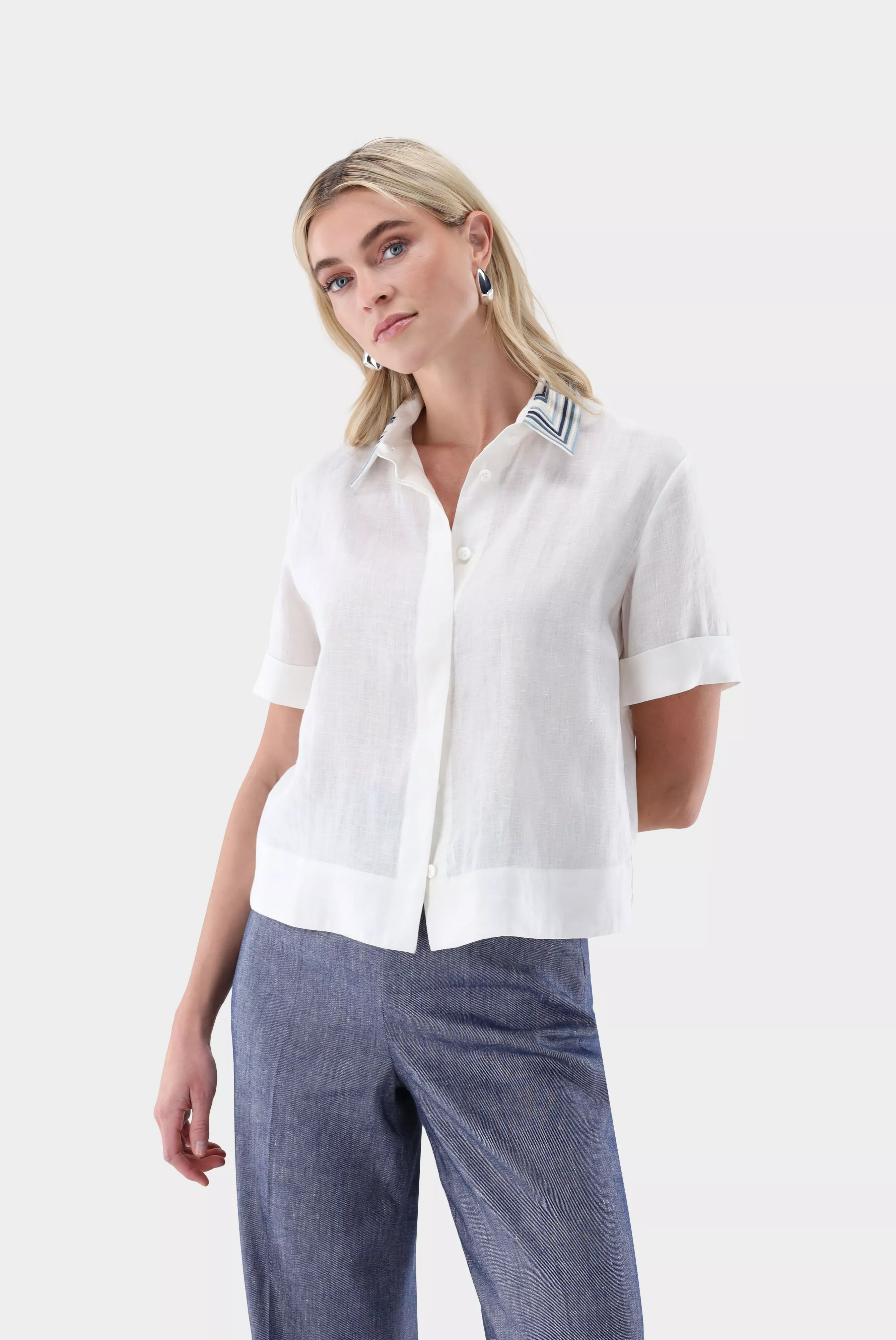 van Laack БЛУЗКА AMISE E
 цвет бежевый ,photo 1