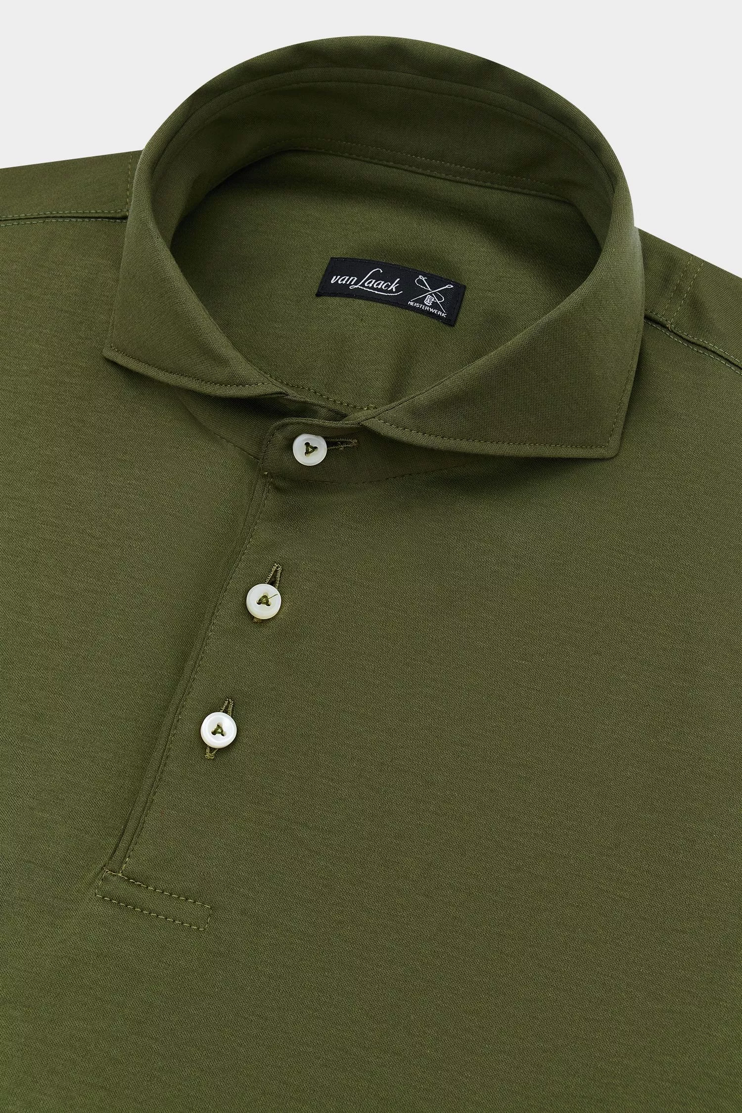 рубашка-поло PESO оливковый PESO_180031_965 ,photo 2