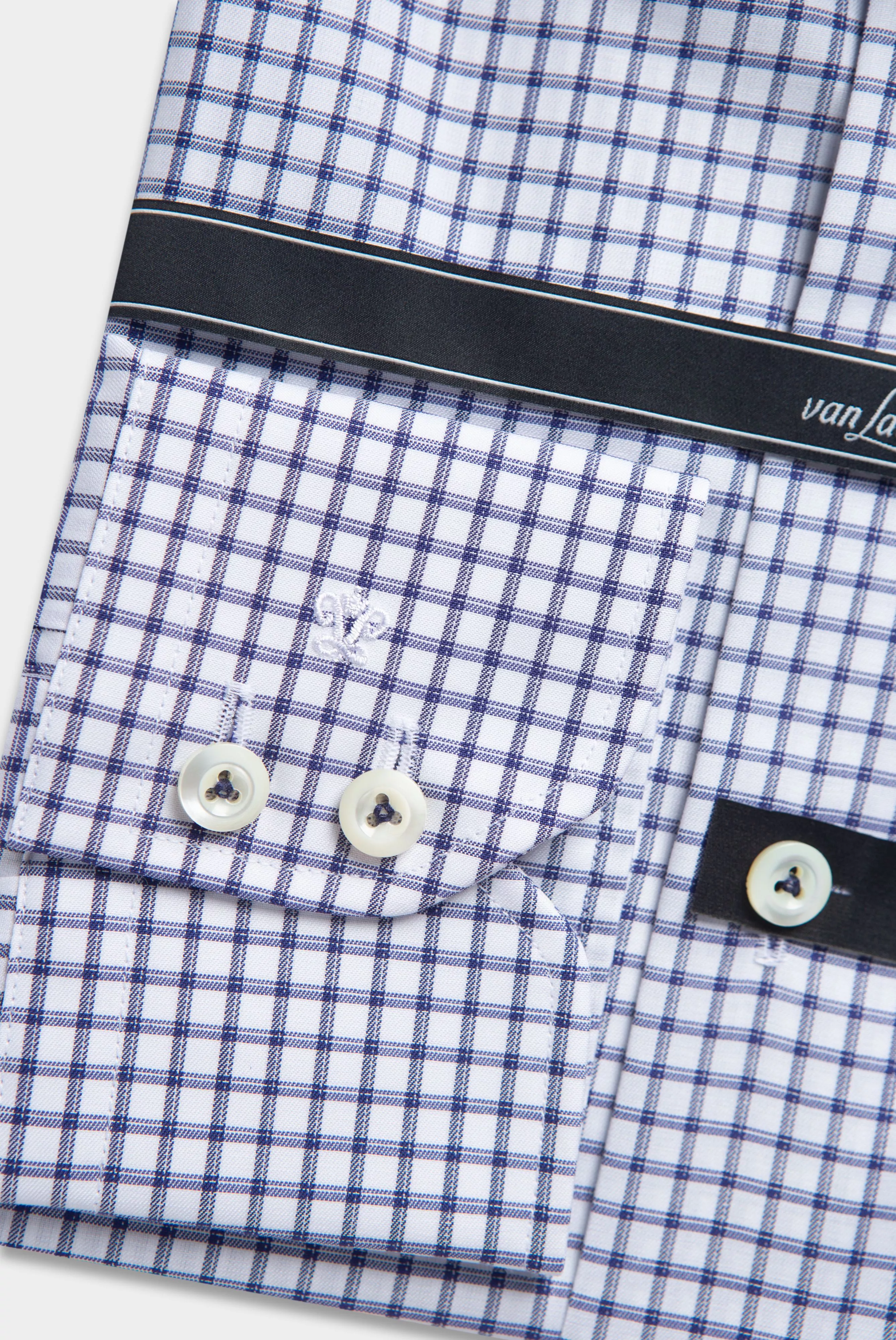 van Laack СОРОЧКА RIVARA SFN
 цвет синий ,photo 5