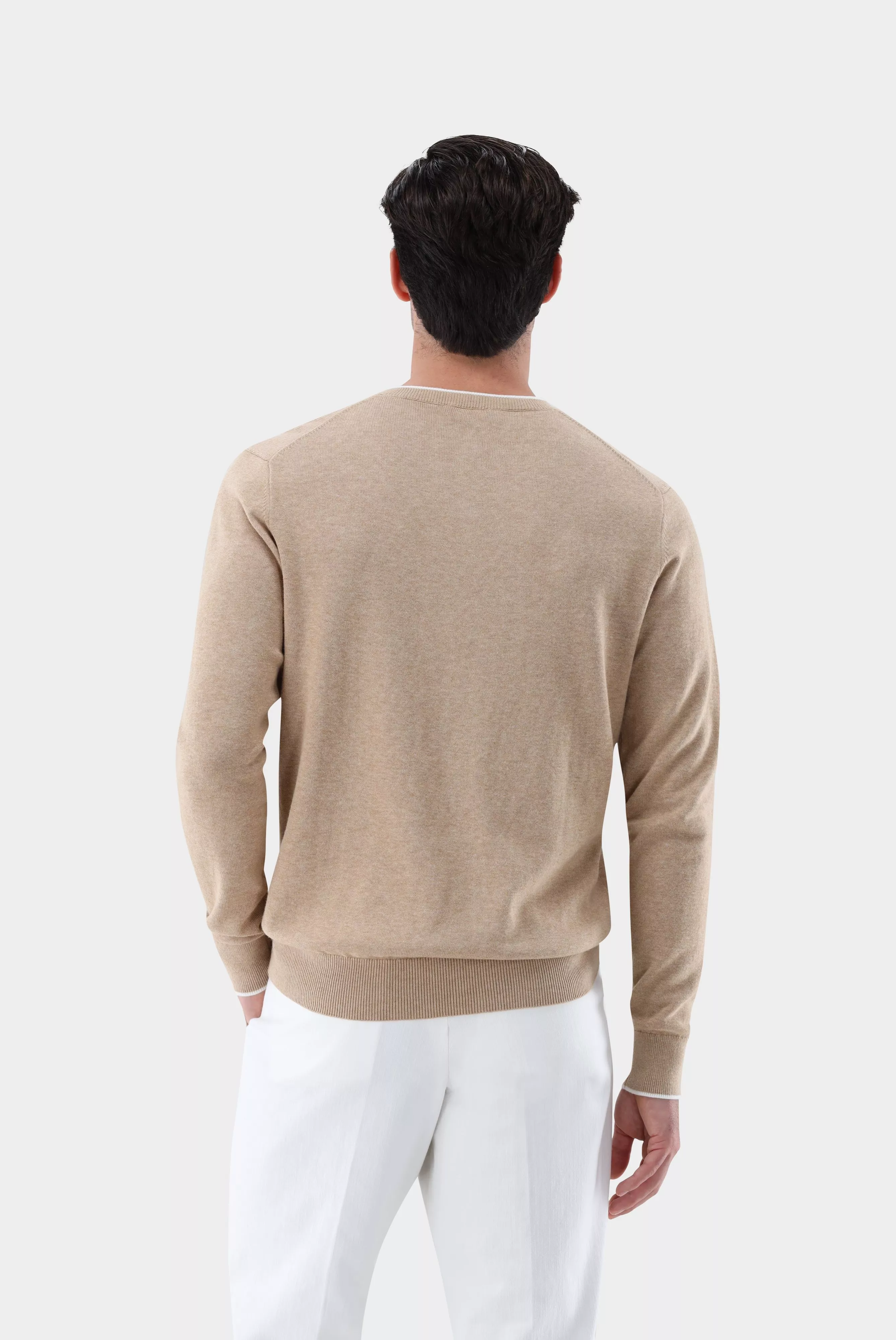 van Laack ПУЛОВЕР SANDI F
 цвет бежевый ,photo 6