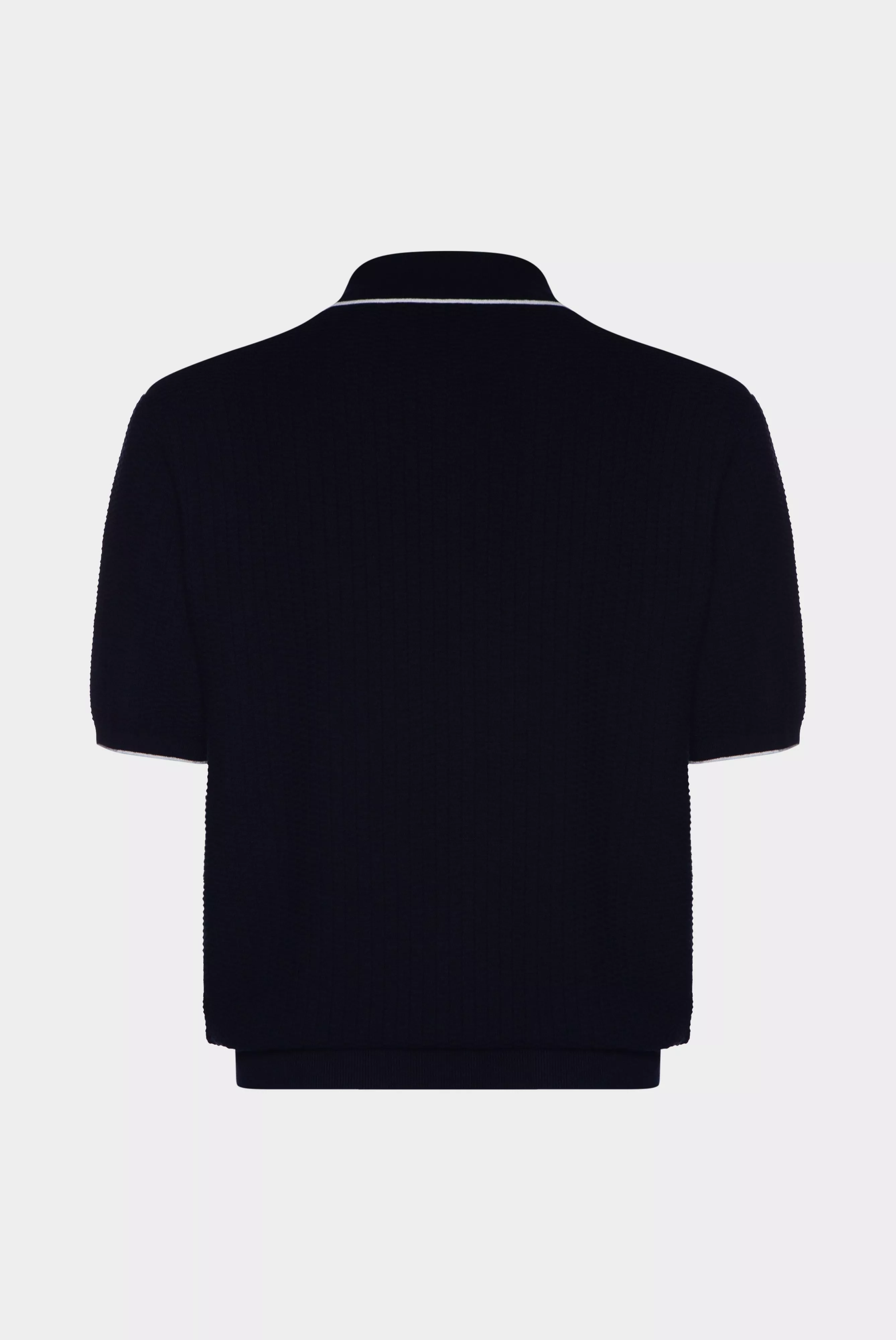 van Laack ДЖЕМПЕР-ПОЛО SANDRO SBF
 цвет темно-синий ,photo 3