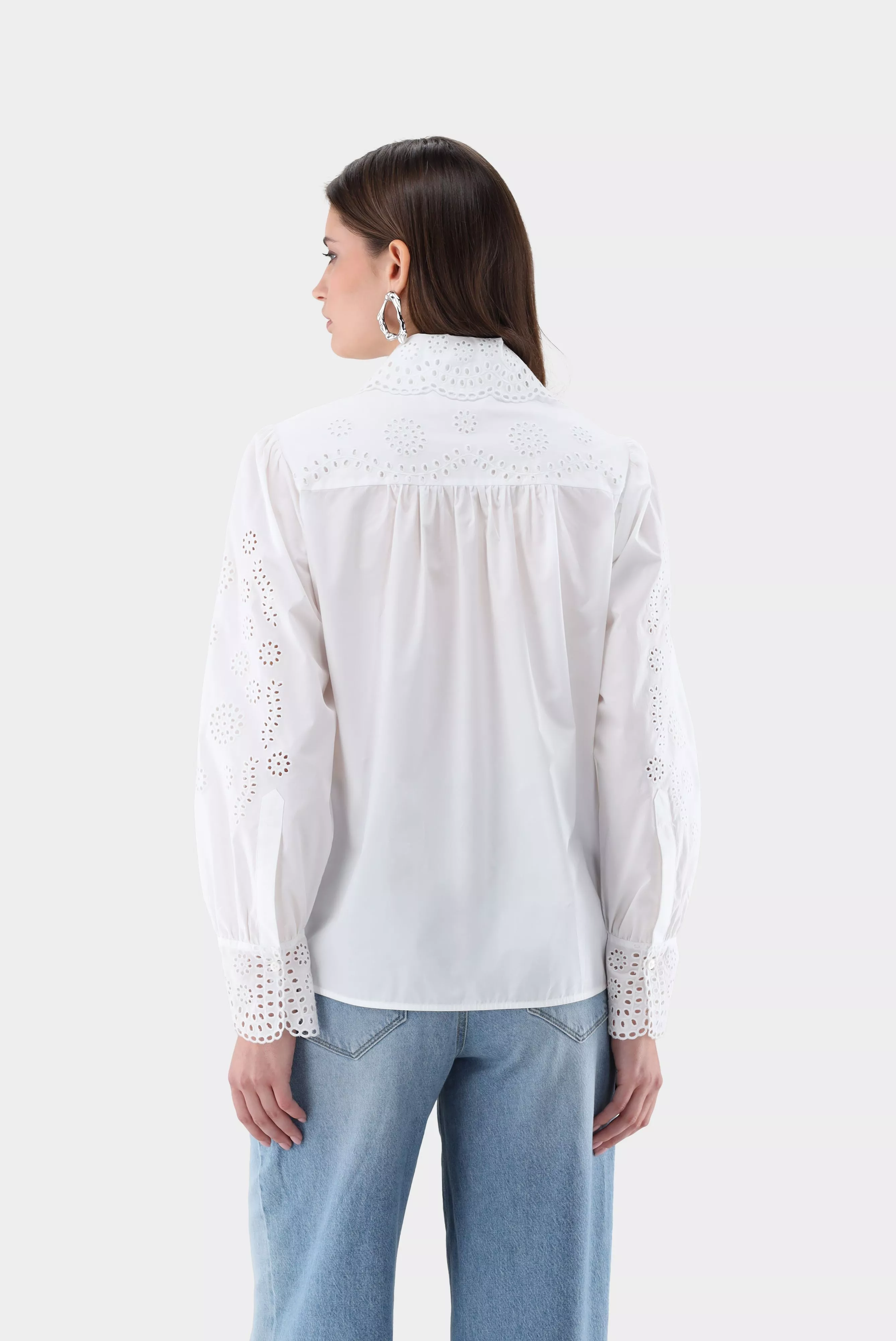 van Laack БЛУЗКА FELJA PXE
 цвет белый ,photo 6