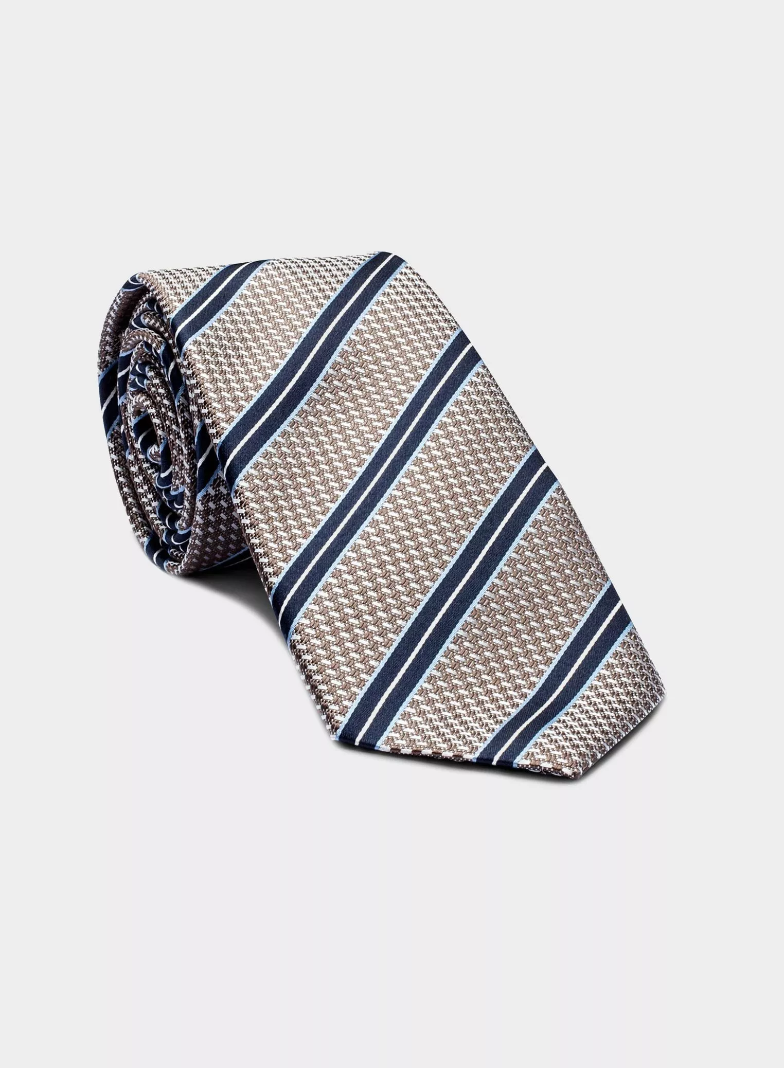 галстук LEROY бежевый LEROY_K04170_160 ,photo 1