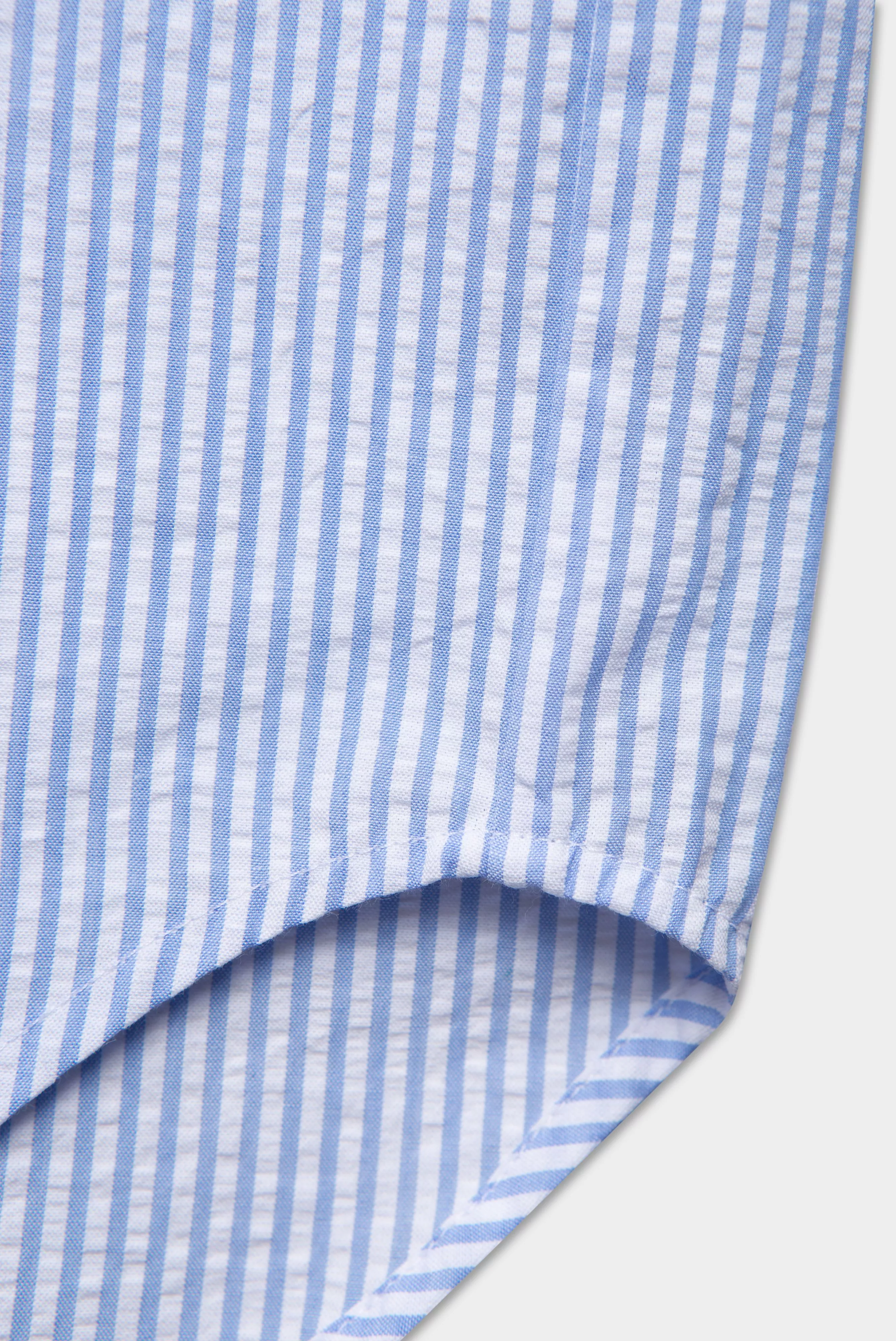 van Laack БЛУЗКА BESNA KN
 цвет голубой ,photo 5