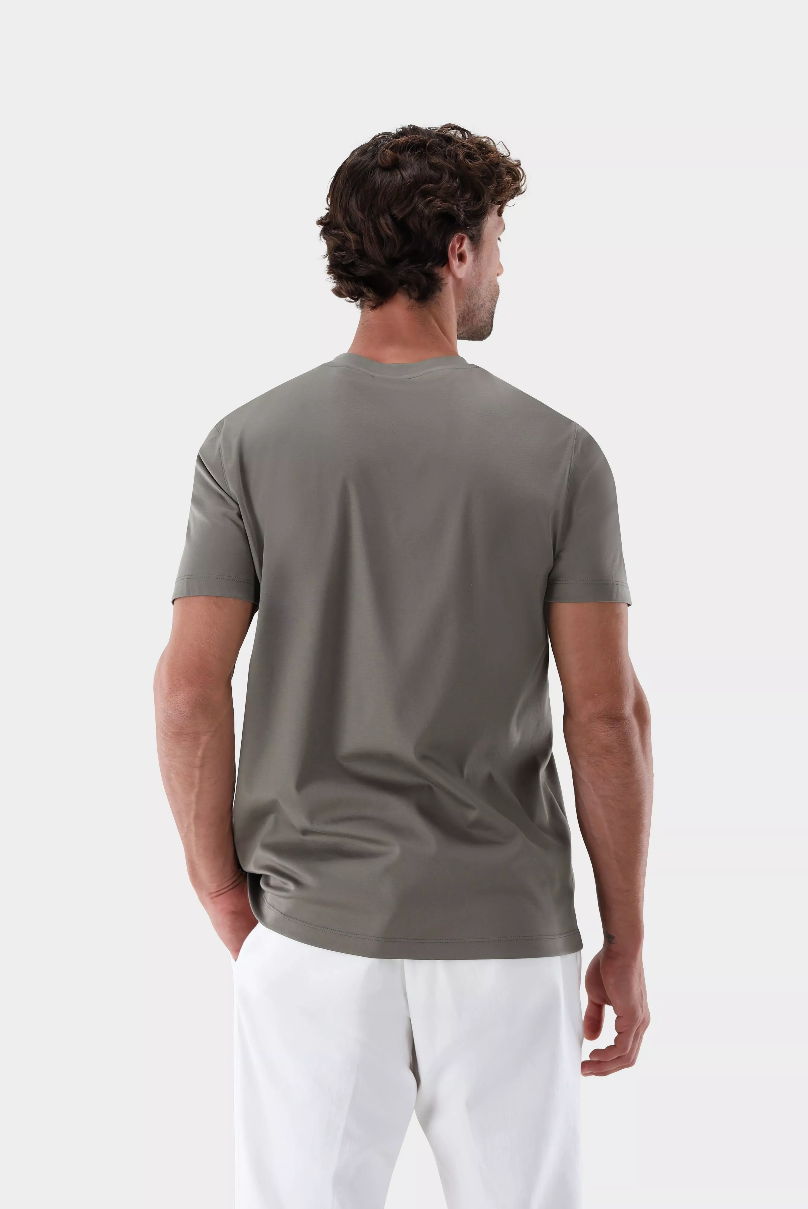 van Laack ФУТБОЛКА PILOS1
 цвет оливковый ,photo 6