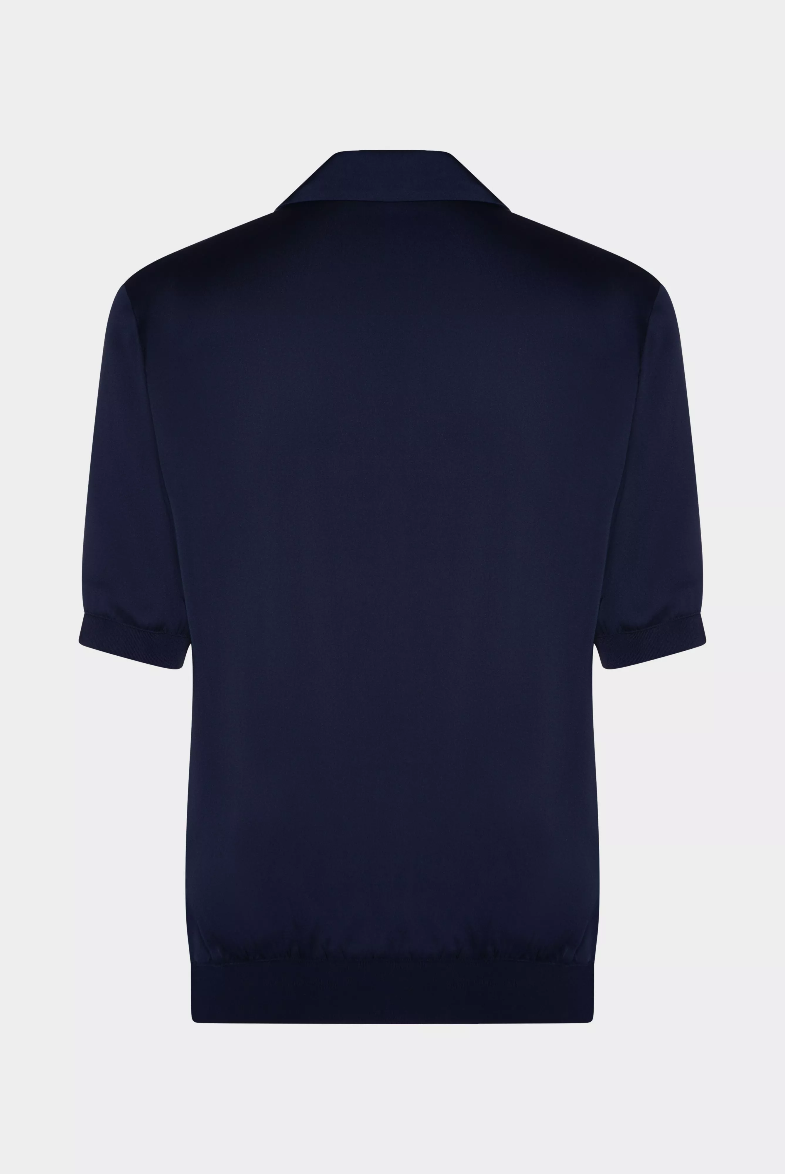 van Laack БЛУЗКА LUNIA F
 цвет темно-синий ,photo 3