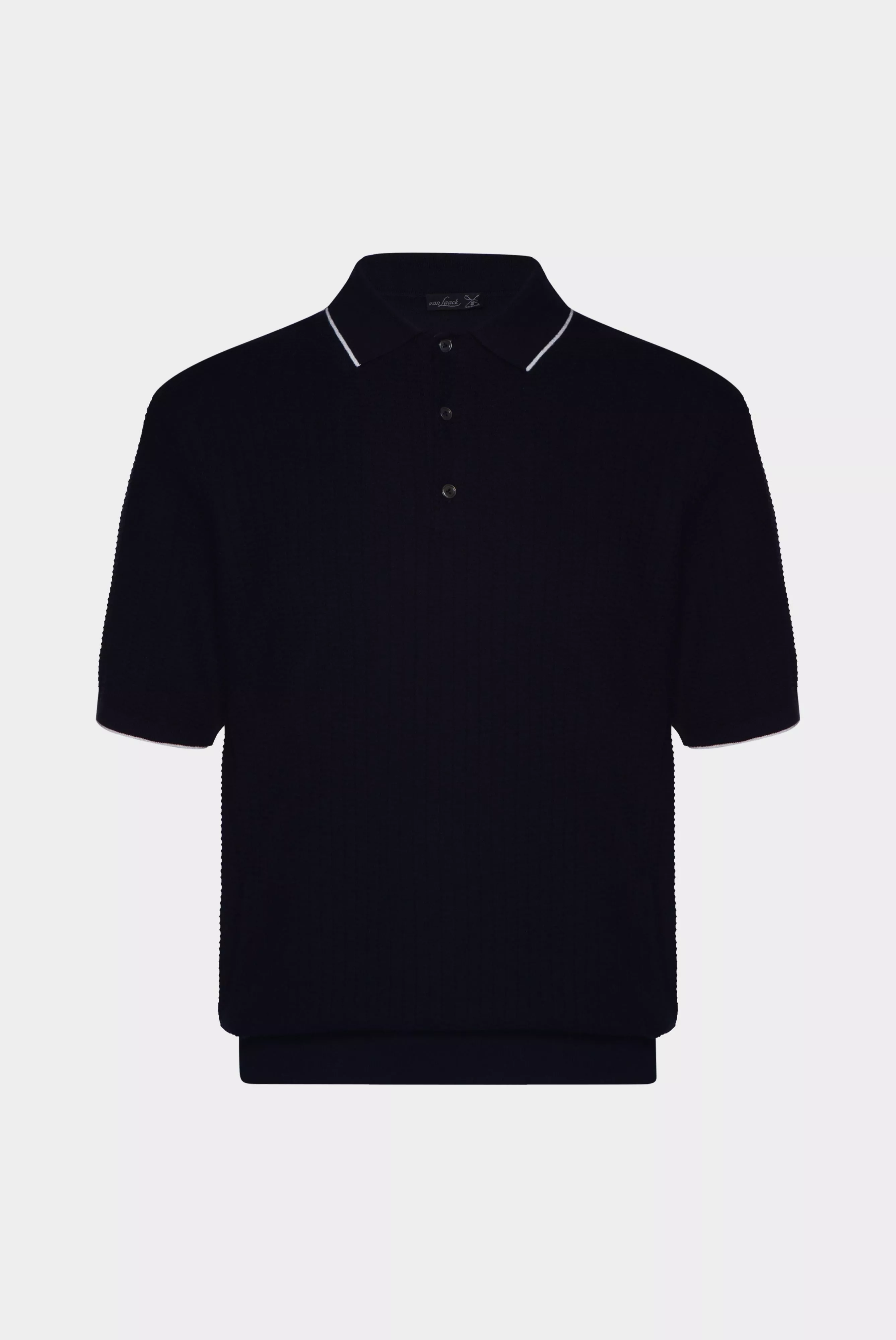 van Laack ДЖЕМПЕР-ПОЛО SANDRO SBF
 цвет темно-синий ,photo 1