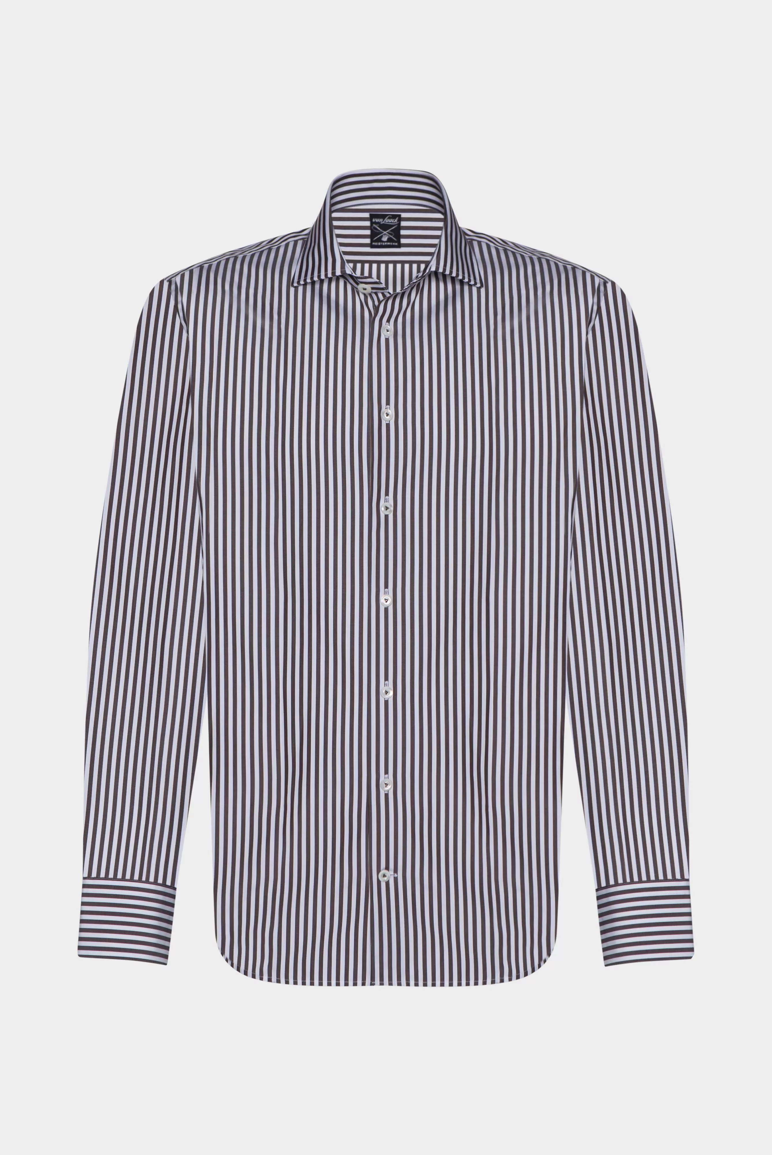 van Laack СОРОЧКА RIKOS SF
 цвет коричневый ,photo 3