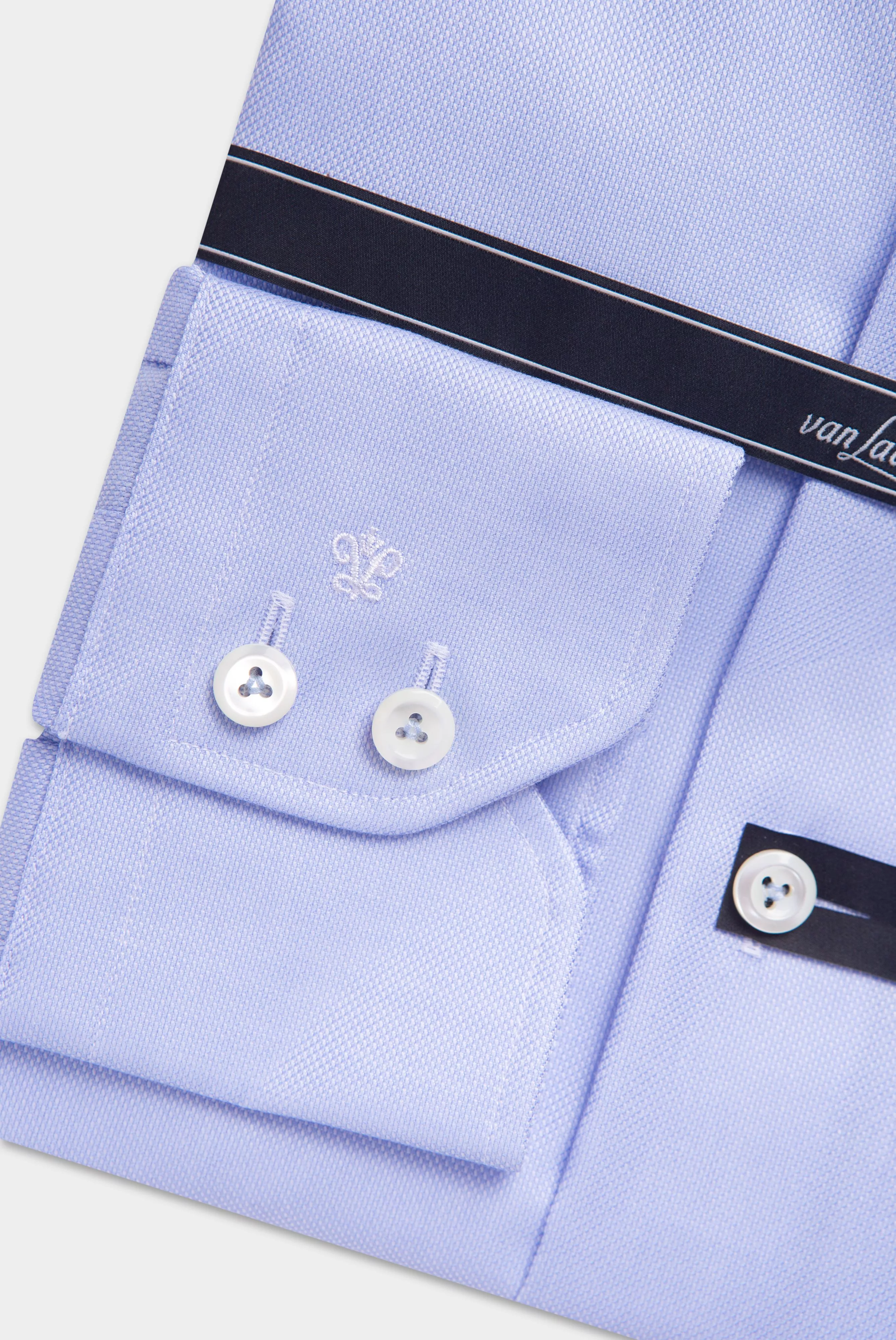 van Laack СОРОЧКА RIVARA LTFN
 цвет голубой ,photo 5