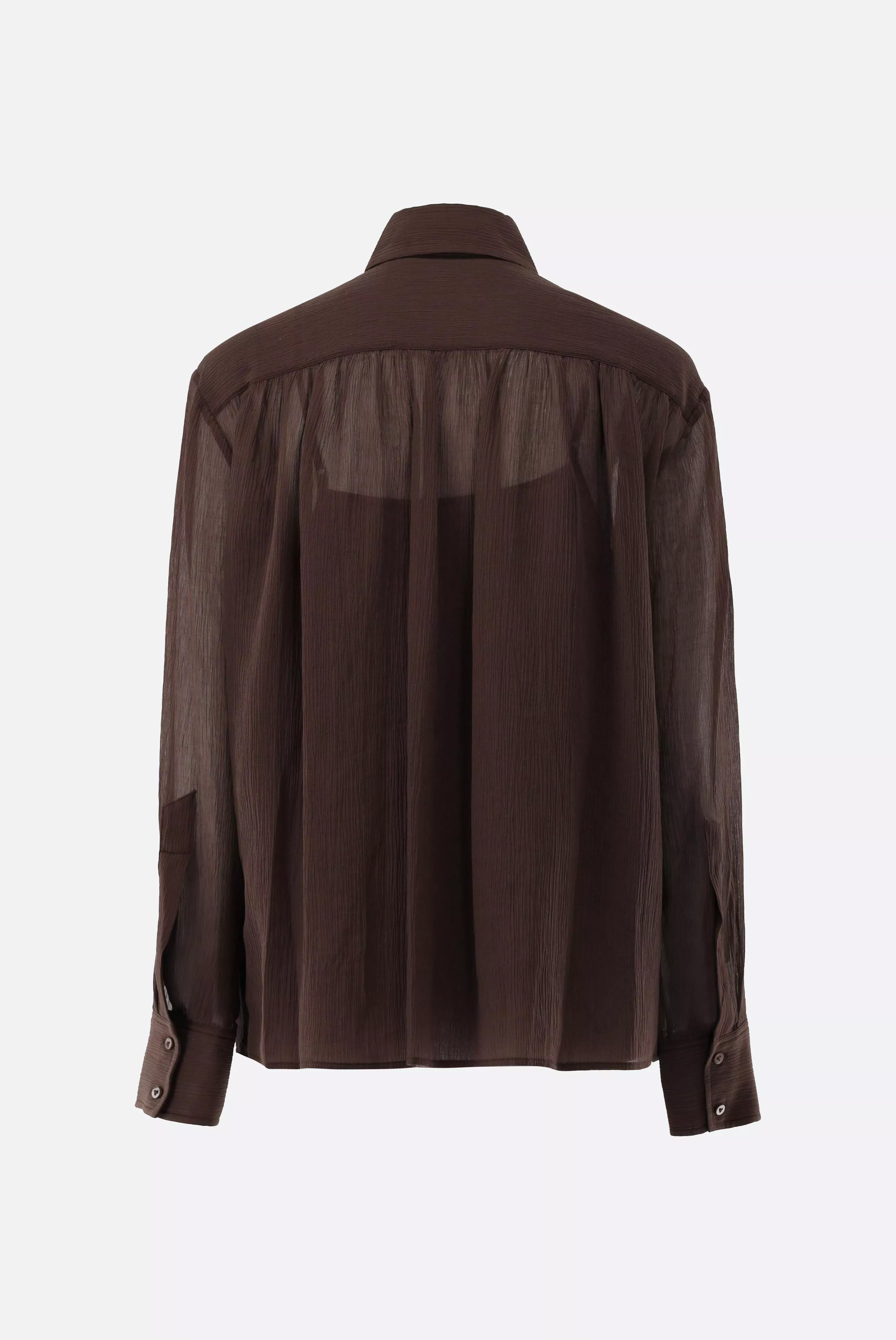 van Laack БЛУЗКА BINETA LV
 цвет коричневый ,photo 2