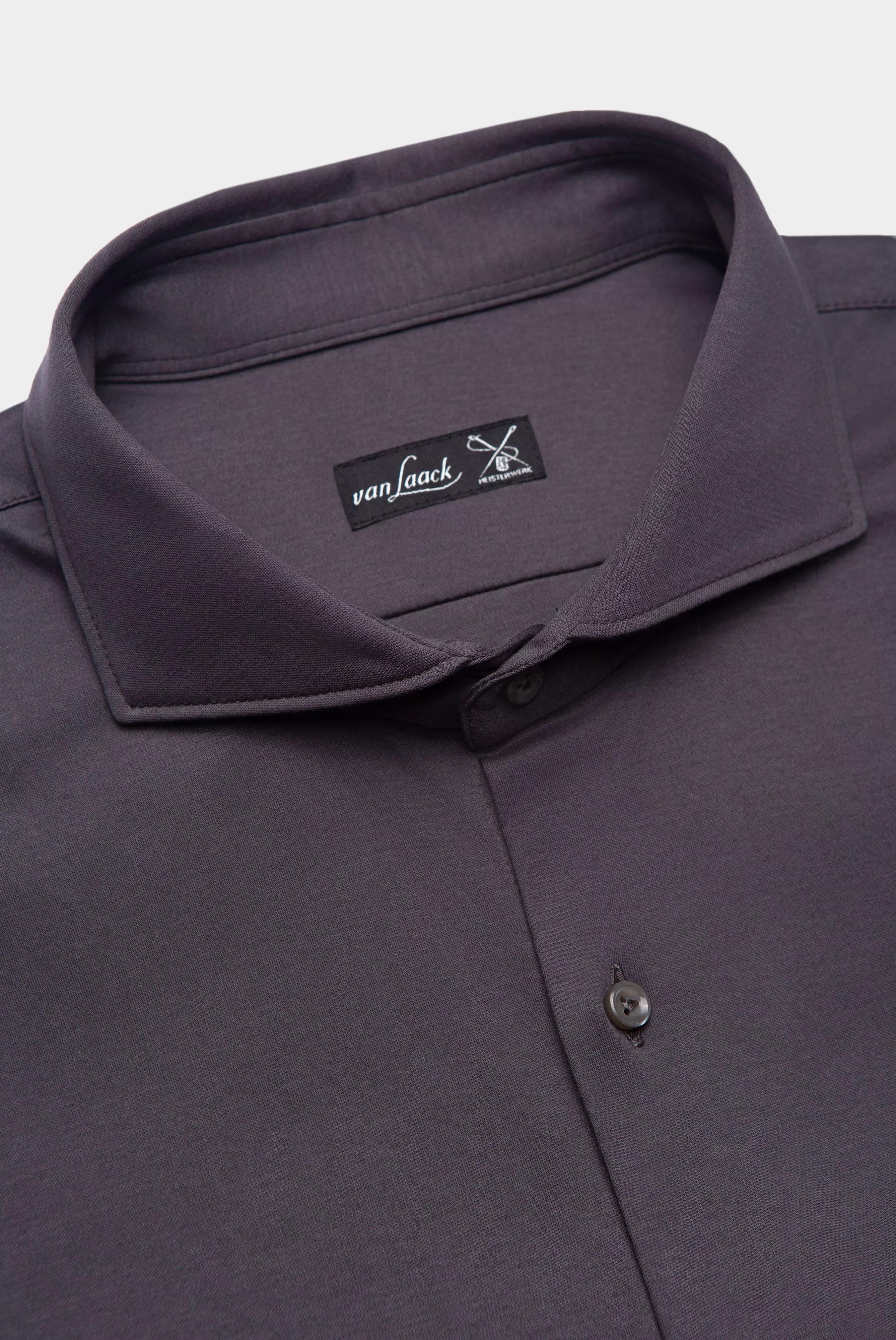 van Laack РУБАШКА PER L
 цвет серый ,photo 2