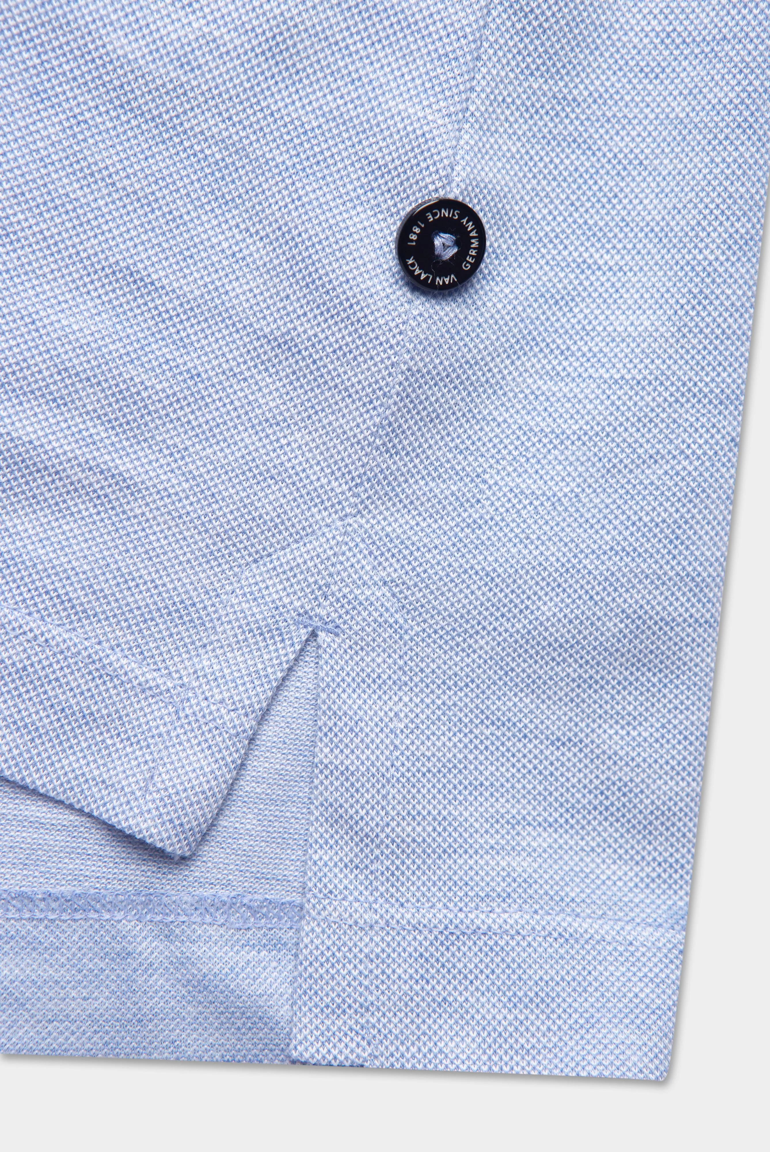 van Laack РУБАШКА-ПОЛО PESO
 цвет голубой ,photo 5