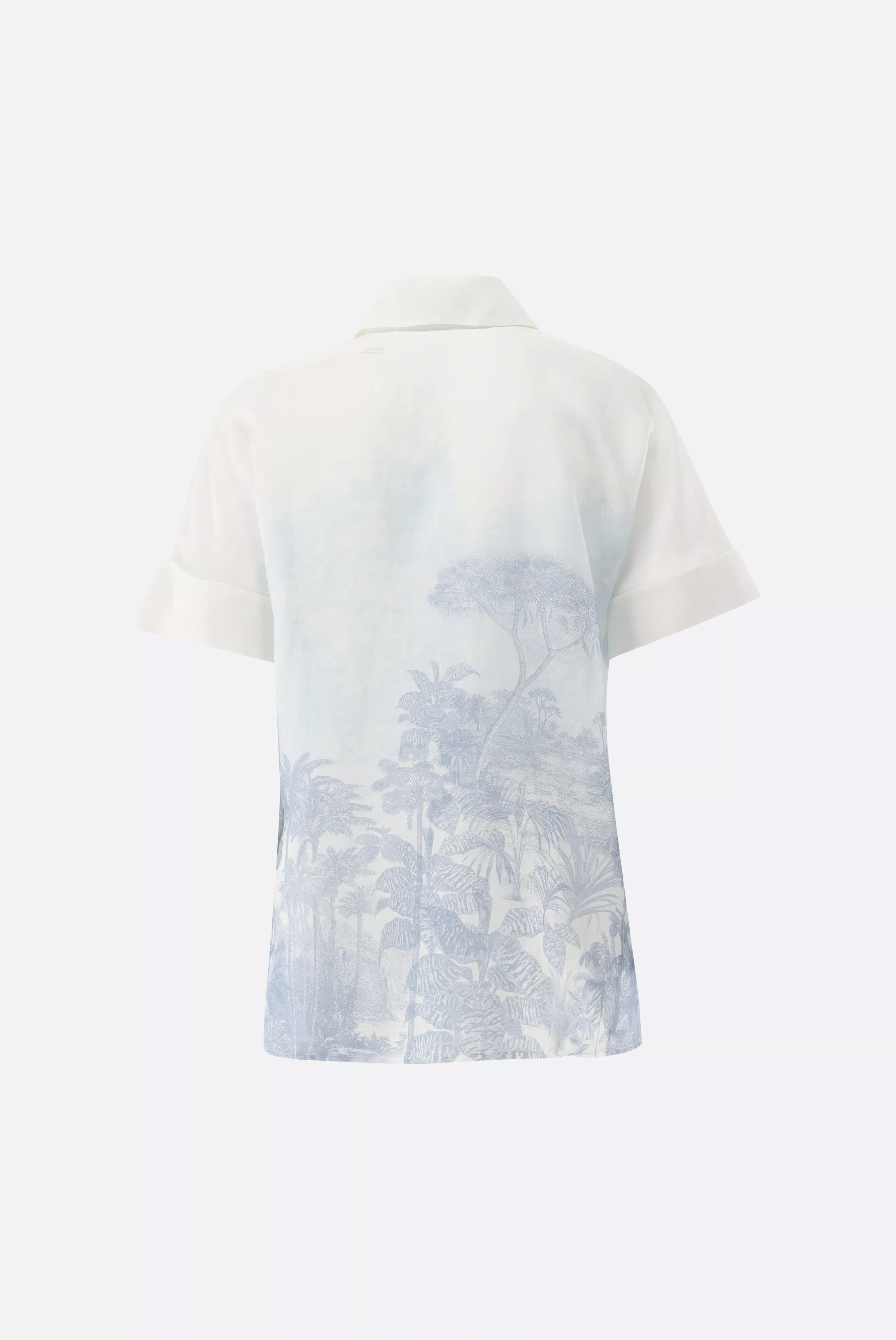 van Laack БЛУЗКА TIBSI PXKN
 цвет синий ,photo 4