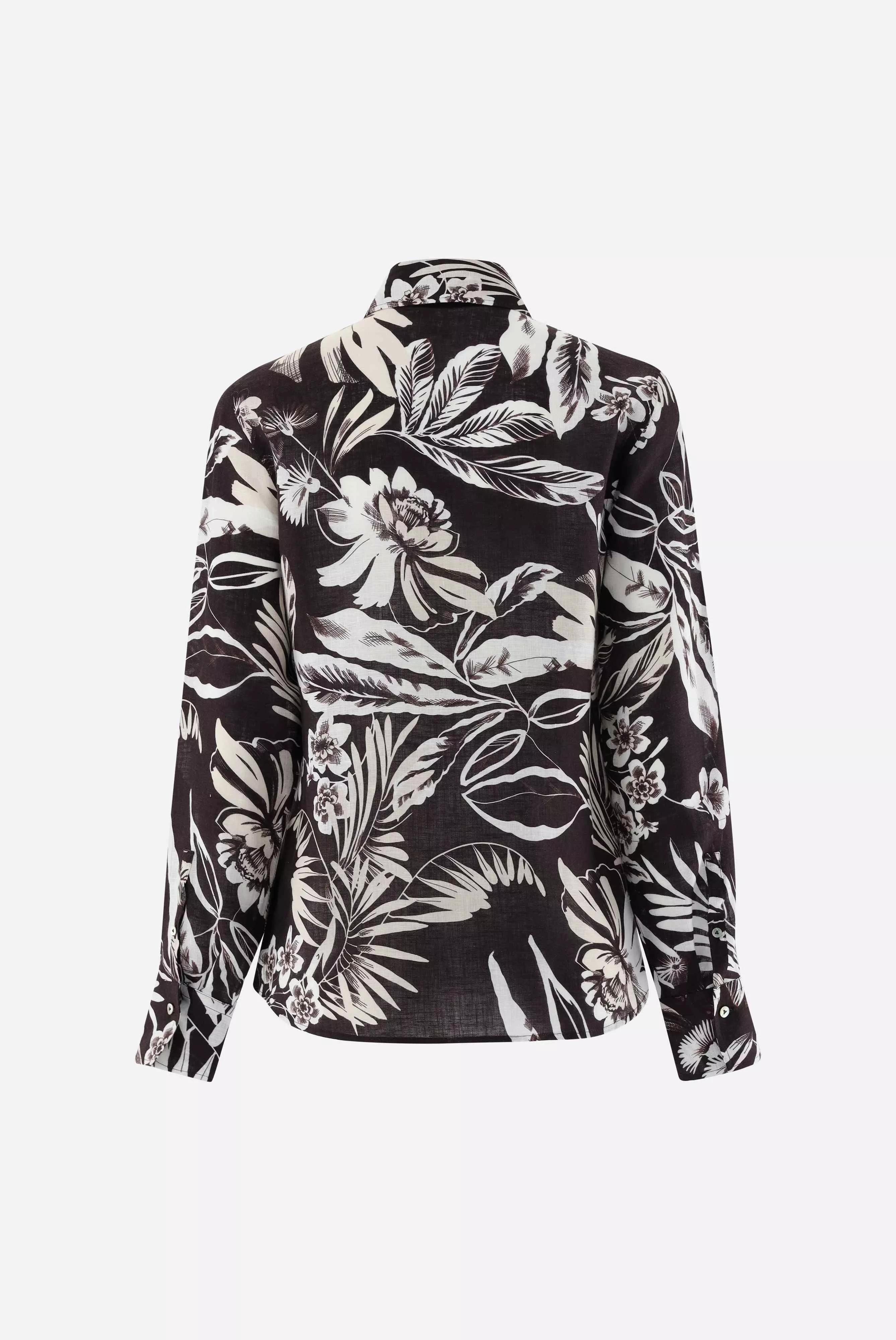 van Laack БЛУЗКА CELLYA KN
 цвет коричневый ,photo 2