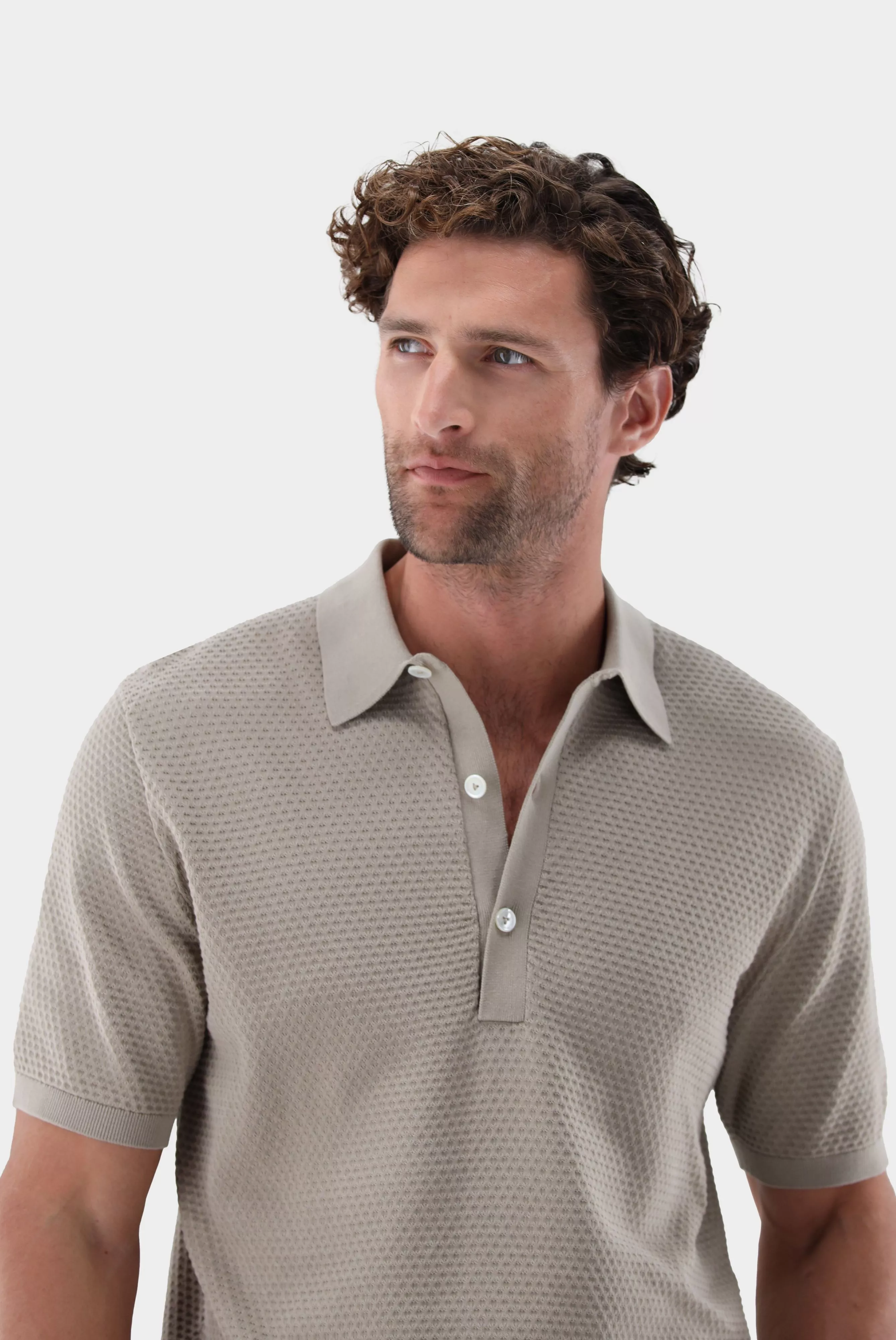 van Laack РУБАШКА-ПОЛО SAMERO SB
 цвет светло-зеленый ,photo 2