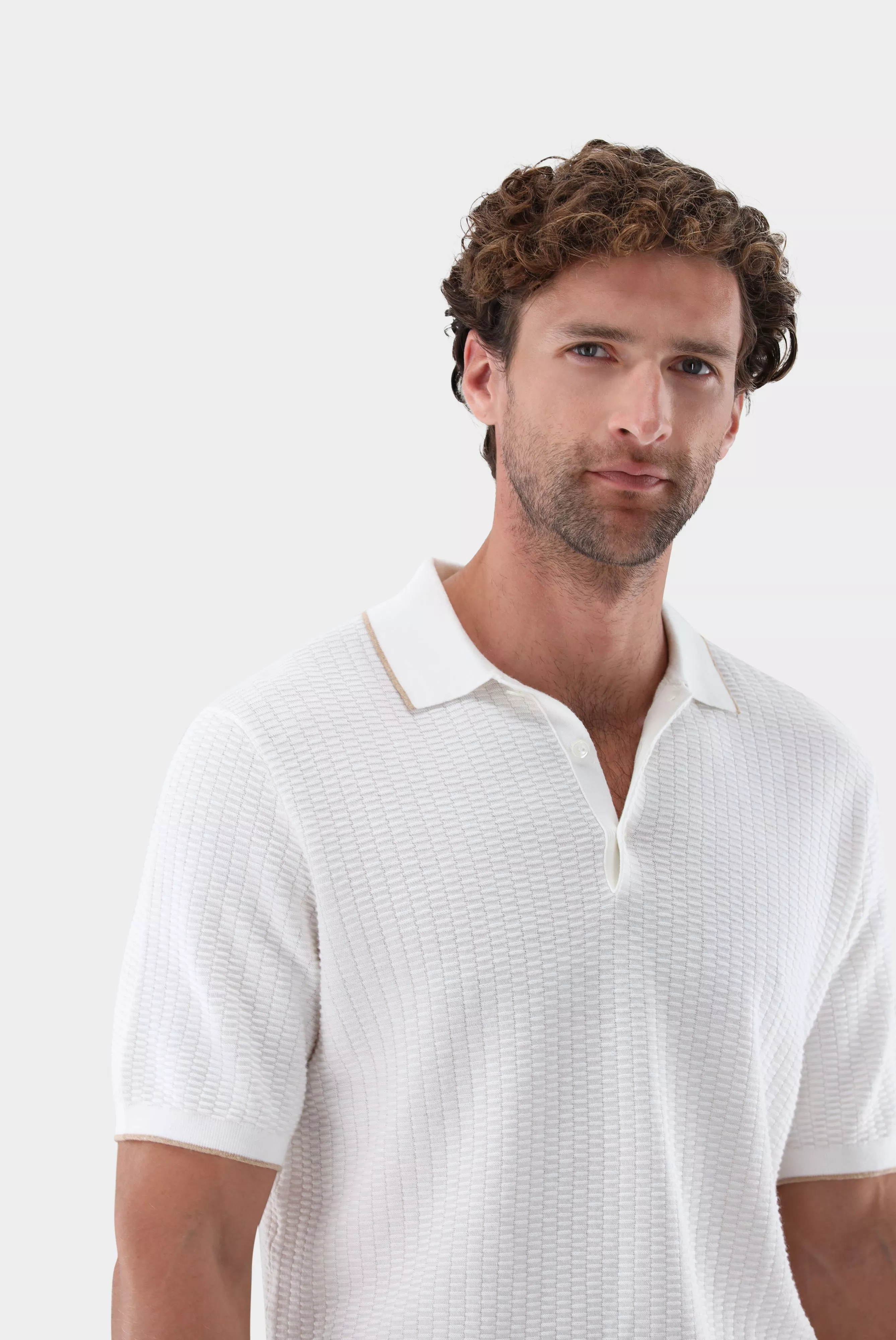 van Laack ДЖЕМПЕР-ПОЛО SANDRO SBF
 цвет бежевый ,photo 2