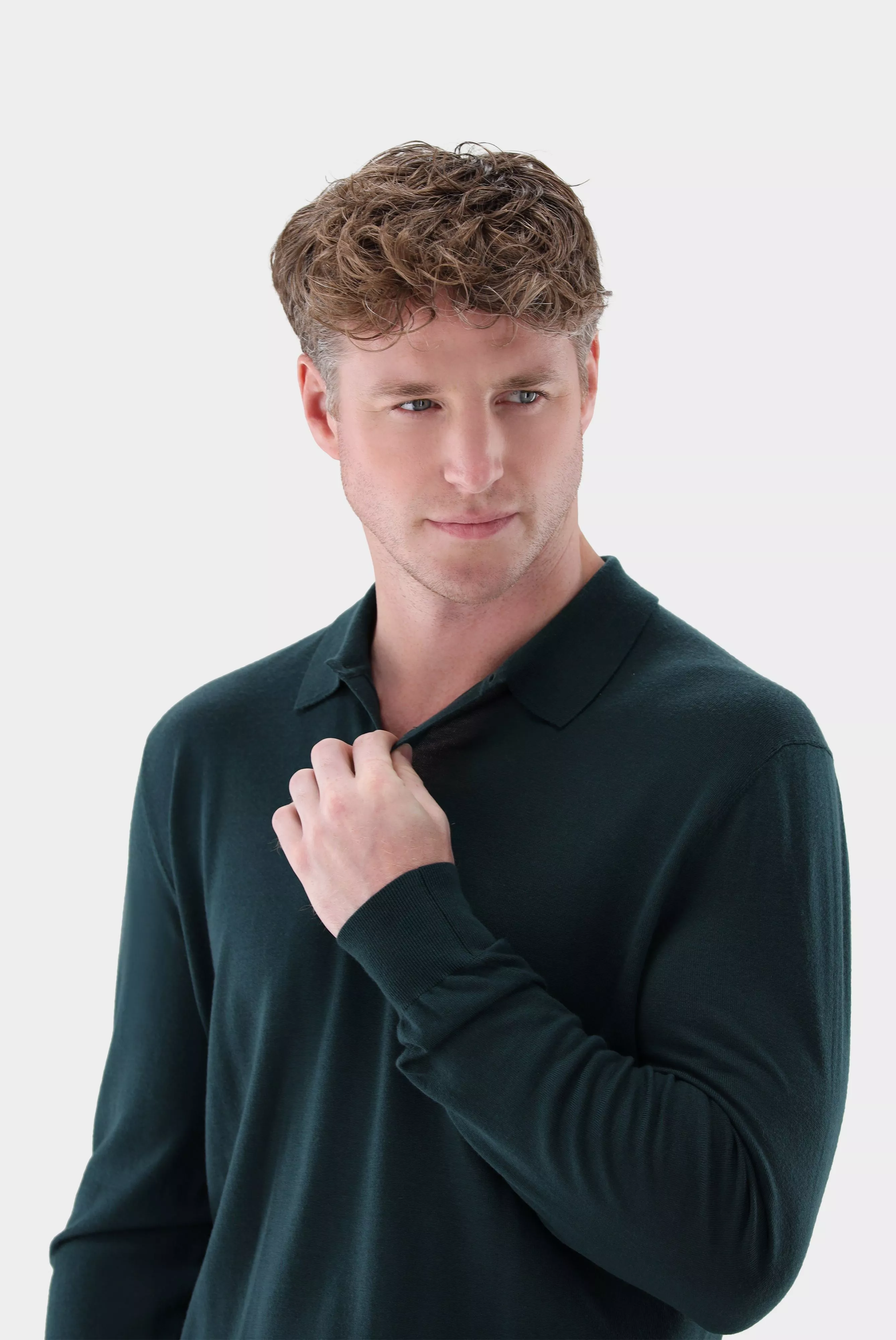 van Laack ДЖЕМПЕР-ПОЛО SABRI
 цвет хаки ,photo 2