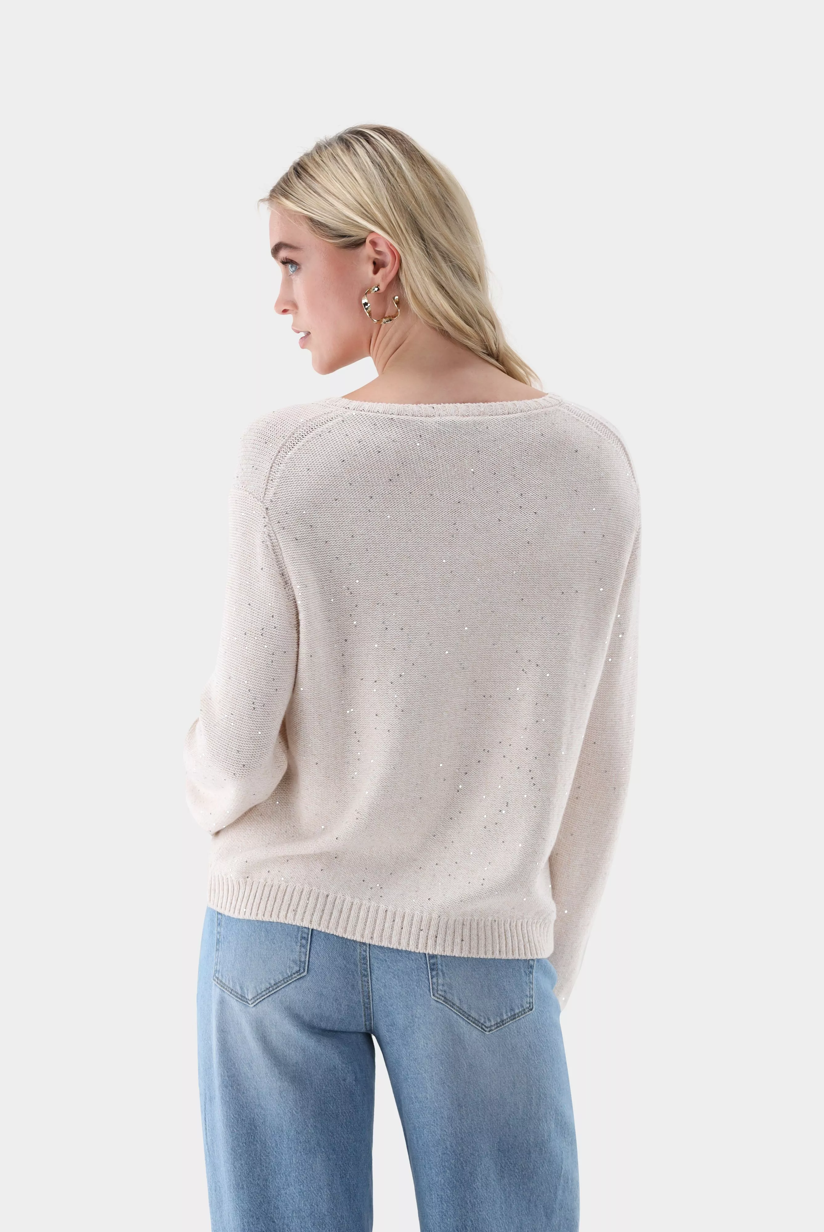 van Laack ПУЛОВЕР SUKIE
 цвет бежевый ,photo 4