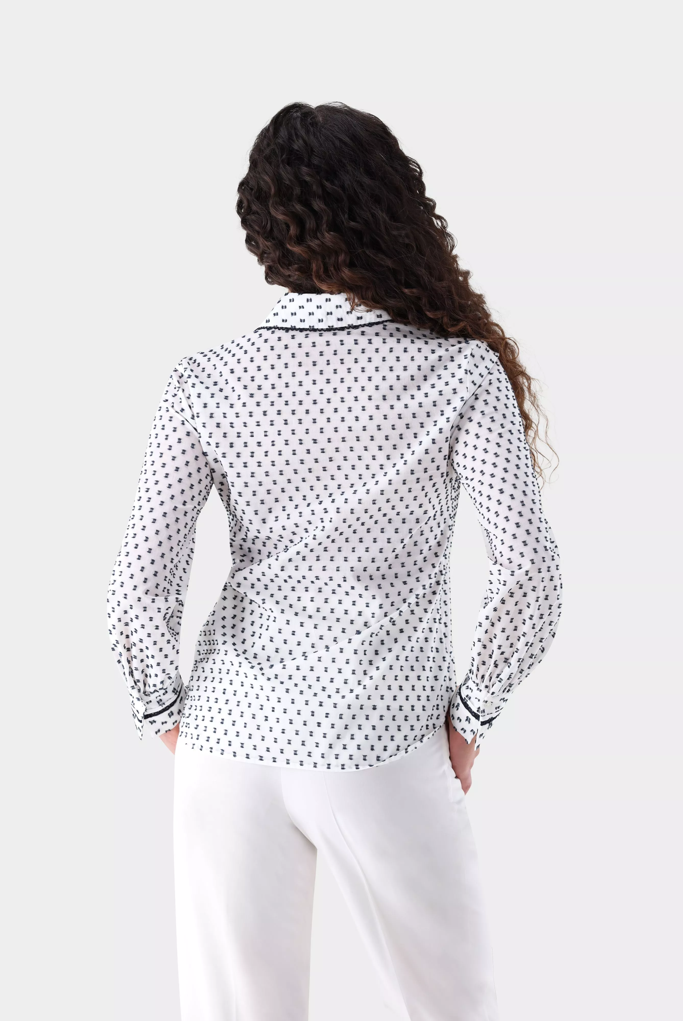 van Laack БЛУЗКА CELLINE PB
 цвет бежевый ,photo 6