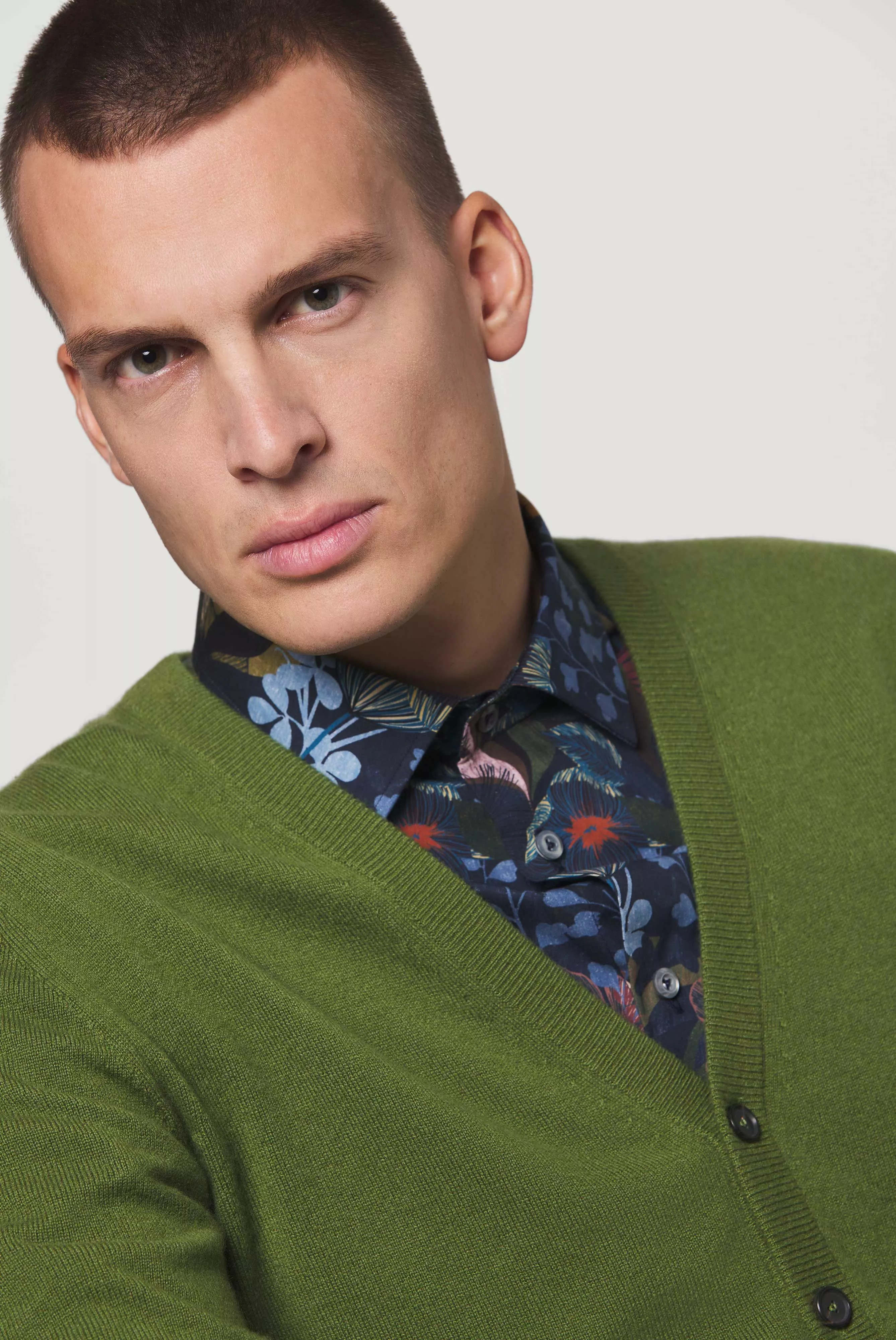 van Laack КАРДИГАН M SAKIAS P
 цвет зеленый ,photo 4
