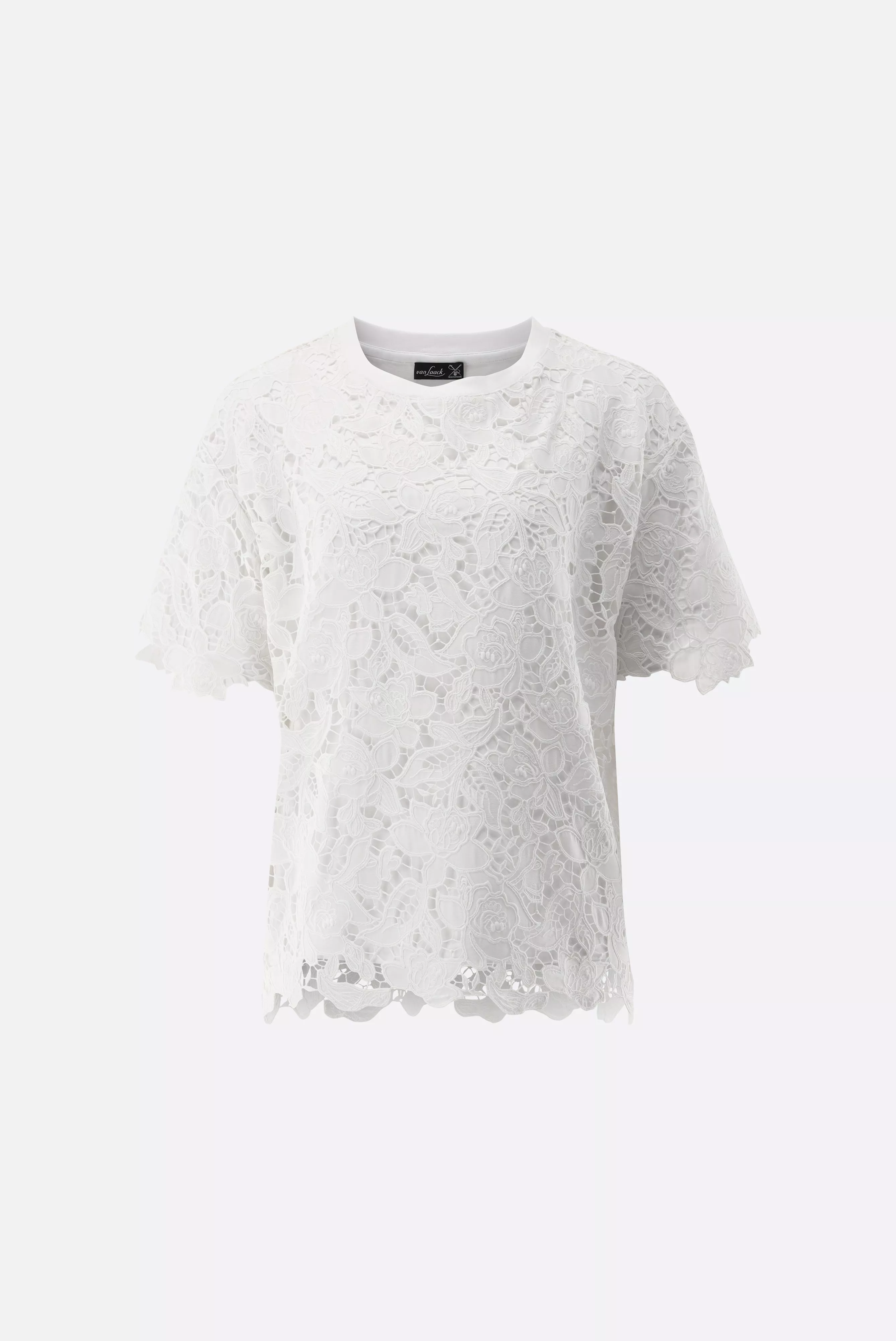 van Laack БЛУЗКА MISANA F
 цвет белый ,photo 3