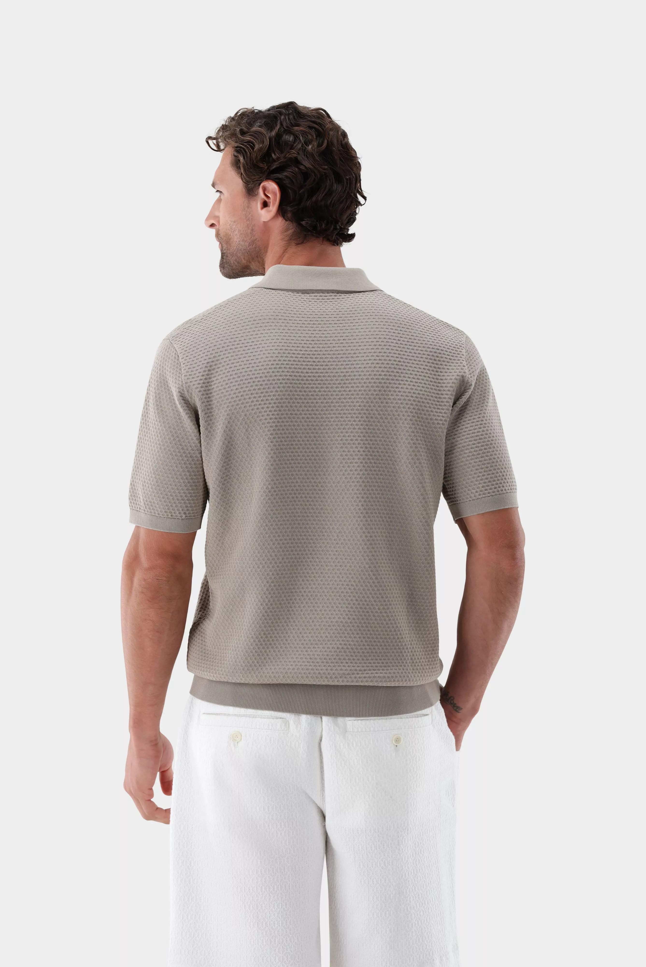 van Laack РУБАШКА-ПОЛО SAMERO SB
 цвет светло-зеленый ,photo 4