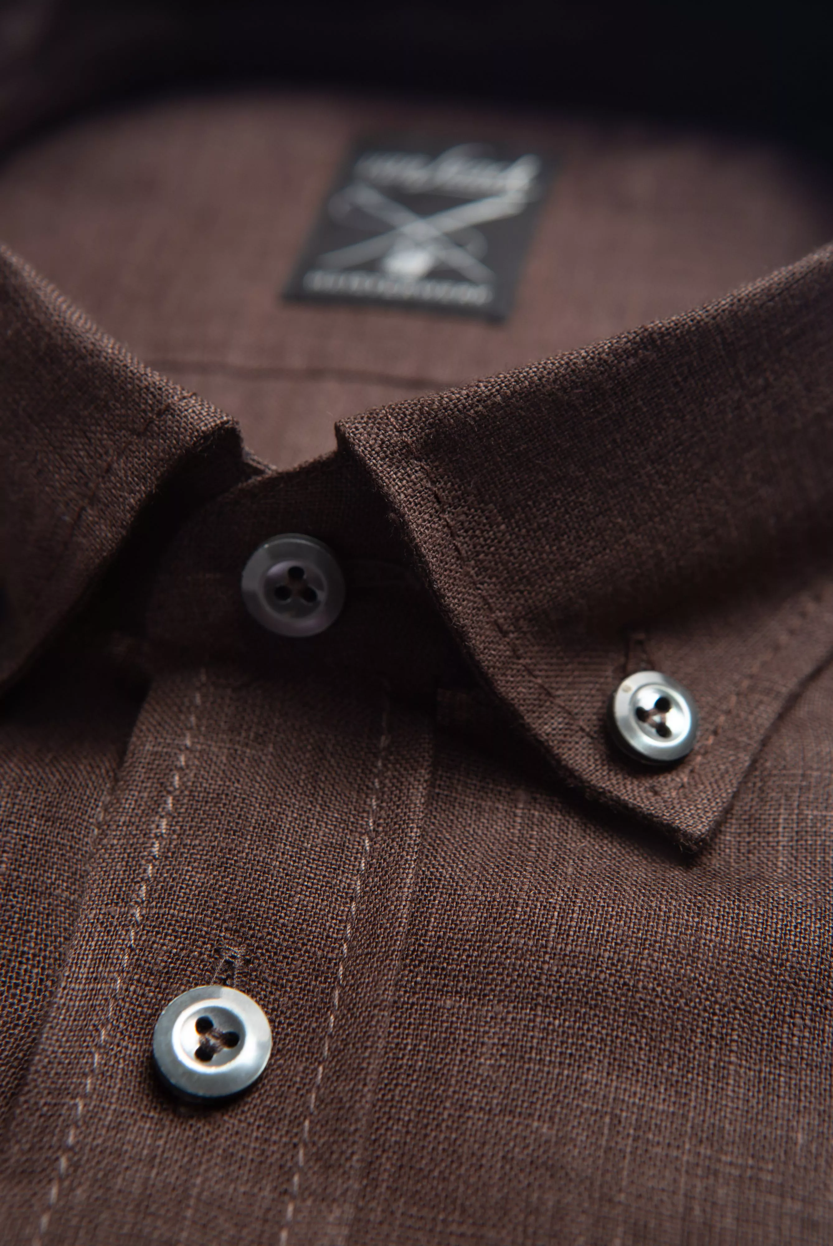 van Laack СОРОЧКА ROY TFK
 цвет коричневый ,photo 2