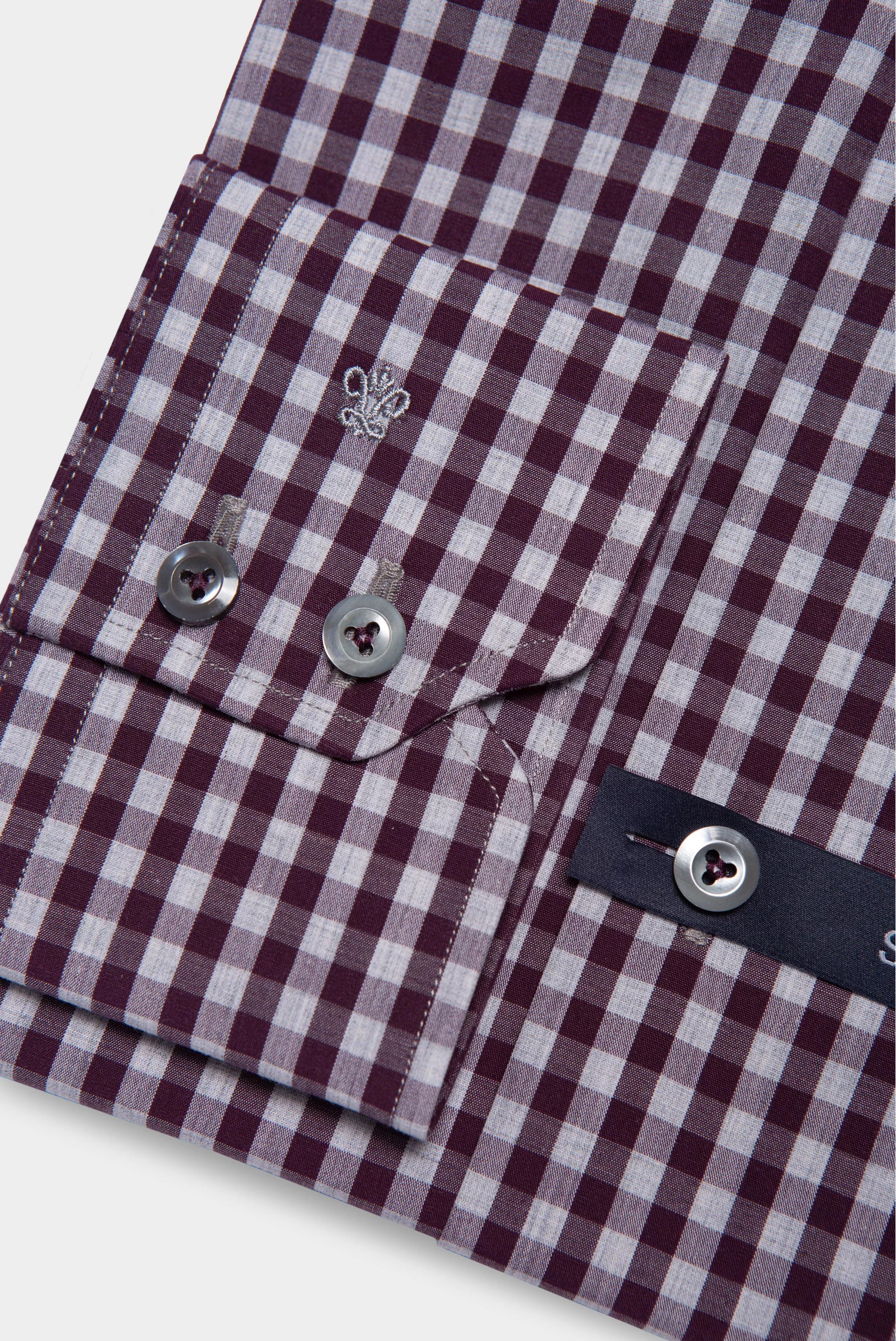 сорочка RET SF бордовый RET-SF_165102_580 ,photo 4