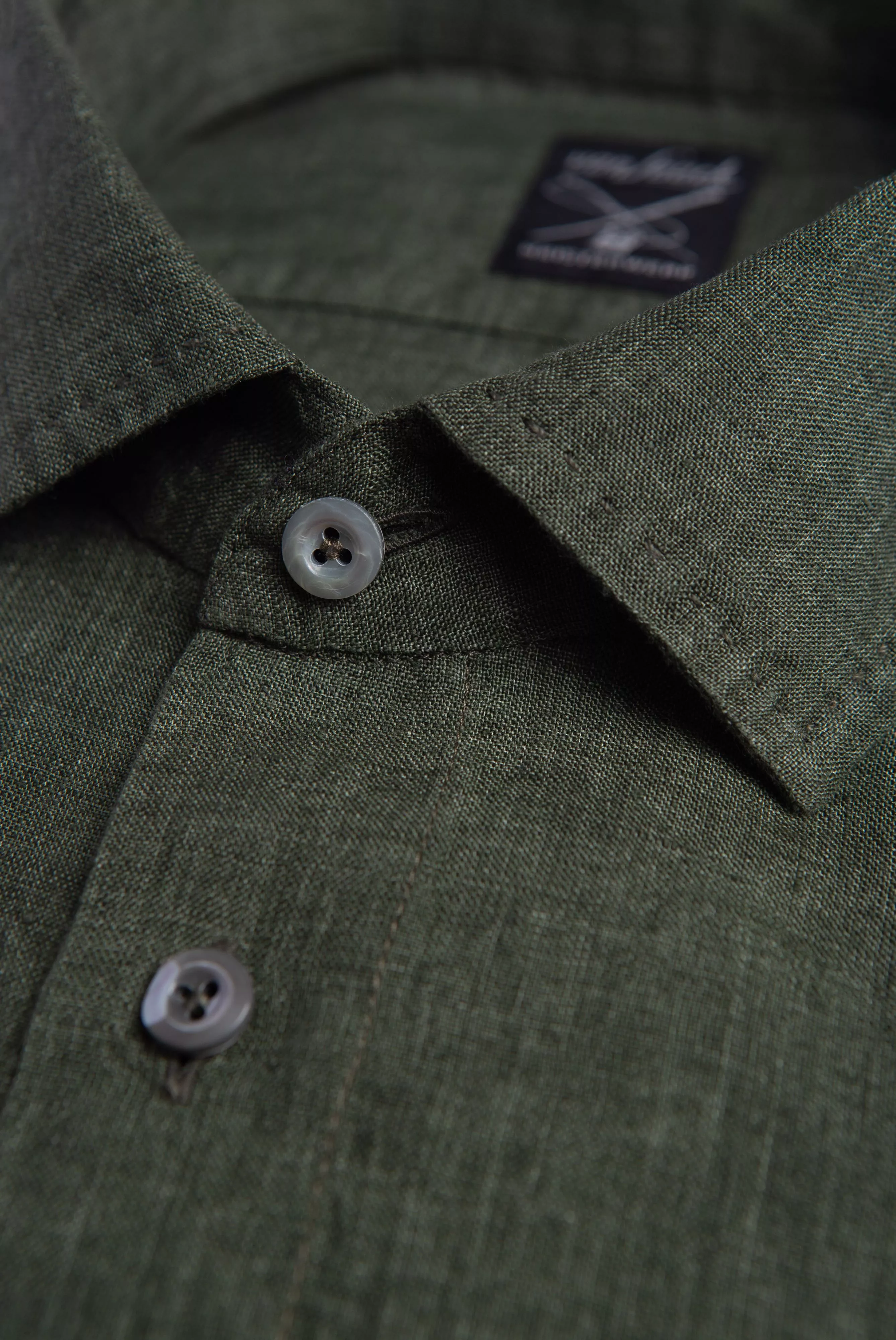 van Laack СОРОЧКА RET LMSTFW
 цвет зеленый ,photo 2