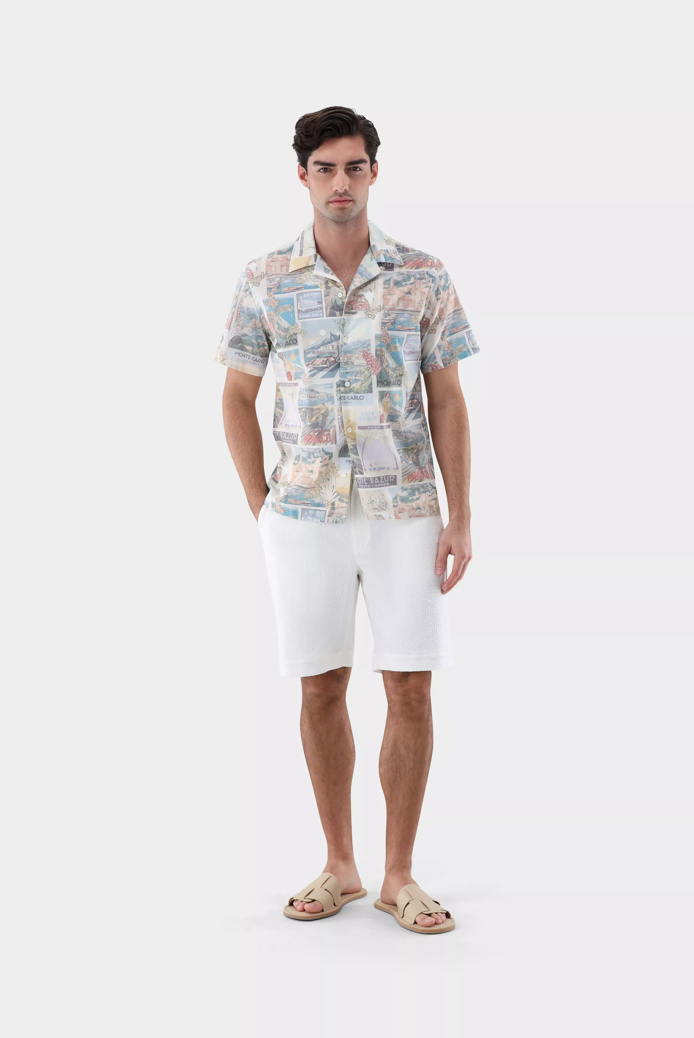 van Laack СОРОЧКА RIDU S
 цвет светло-зеленый ,photo 5