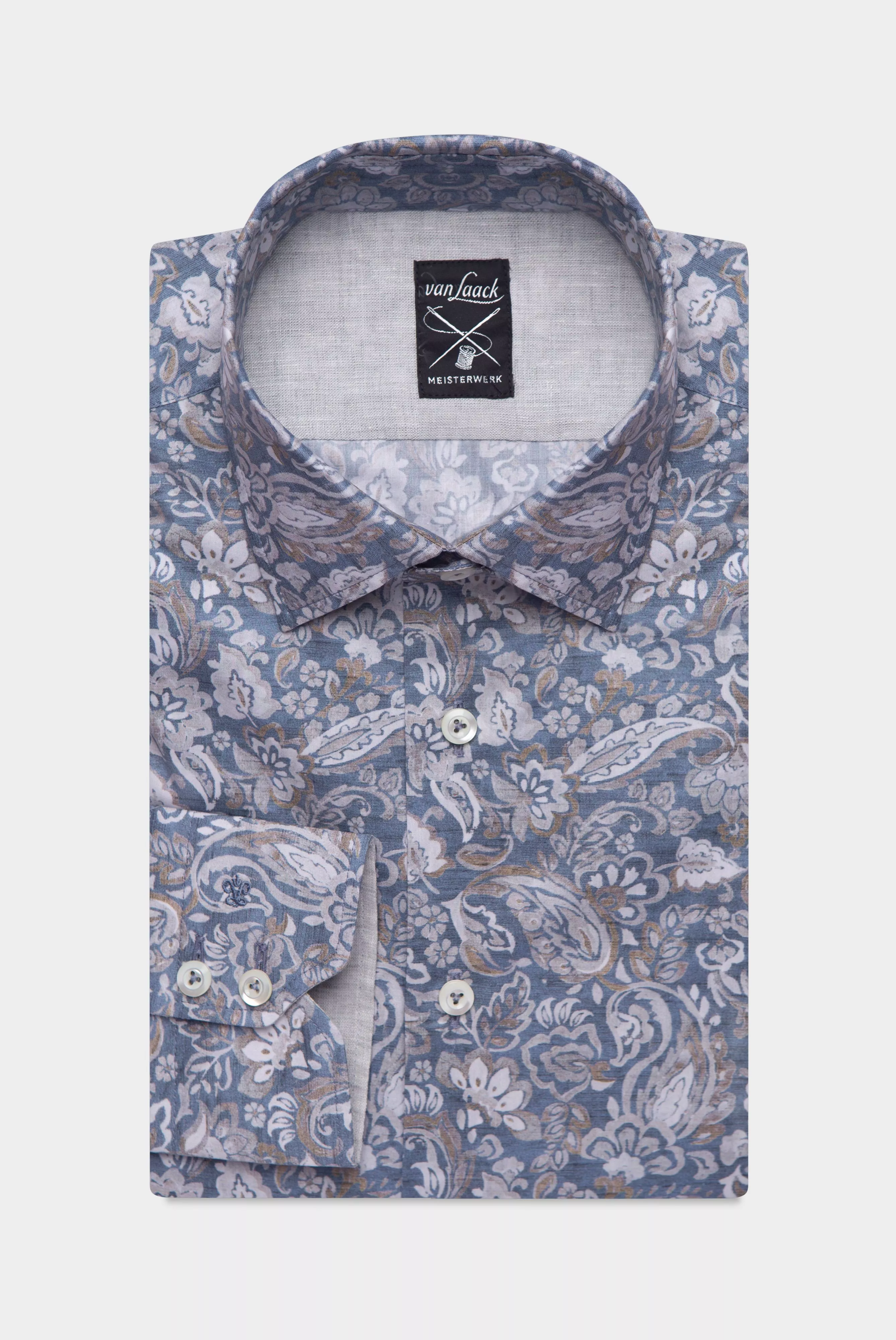 van Laack СОРОЧКА RETIN TF25
 цвет голубой ,photo 1