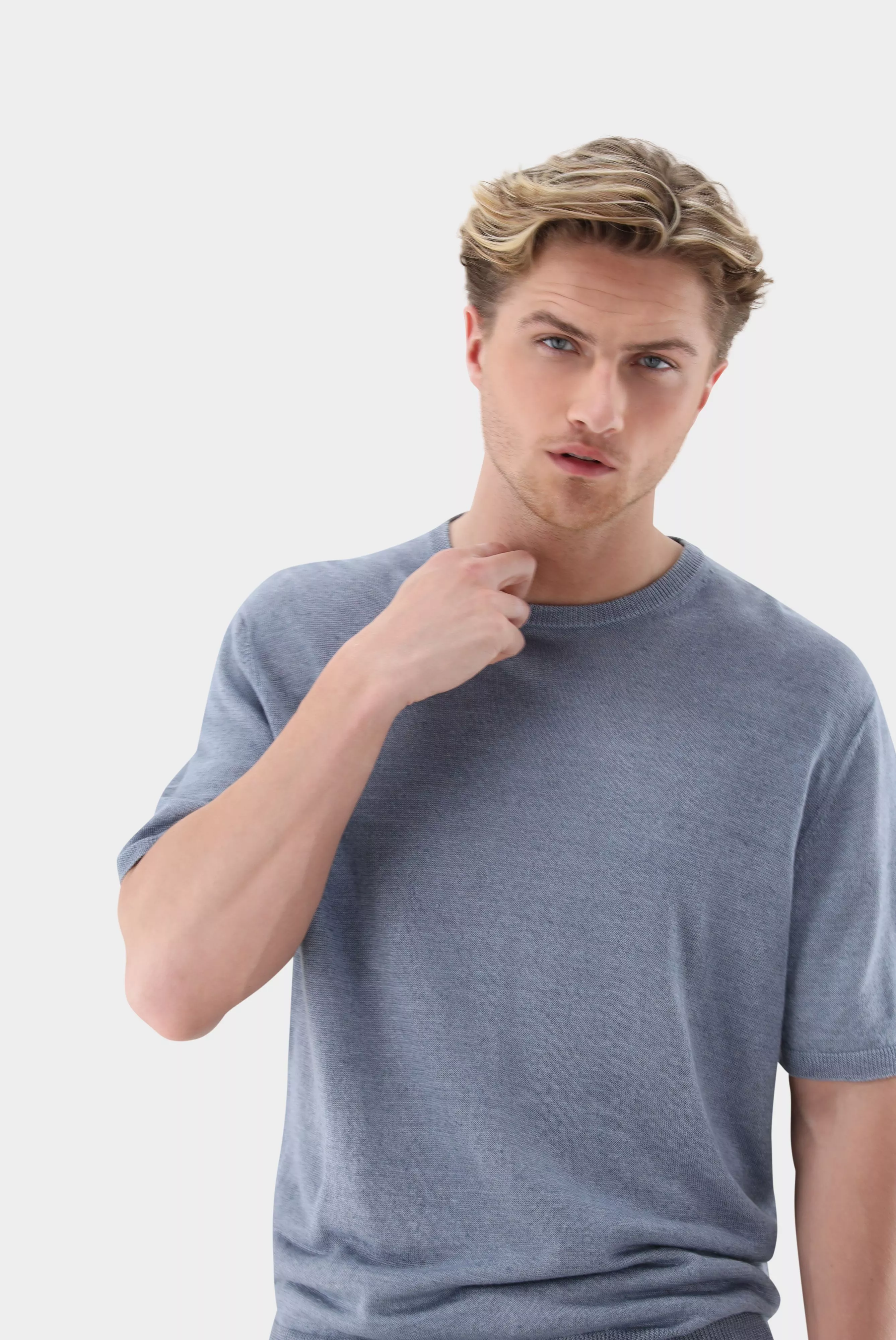 рубашка-поло SELINO синий SELINO_S00169_785 ,photo 2